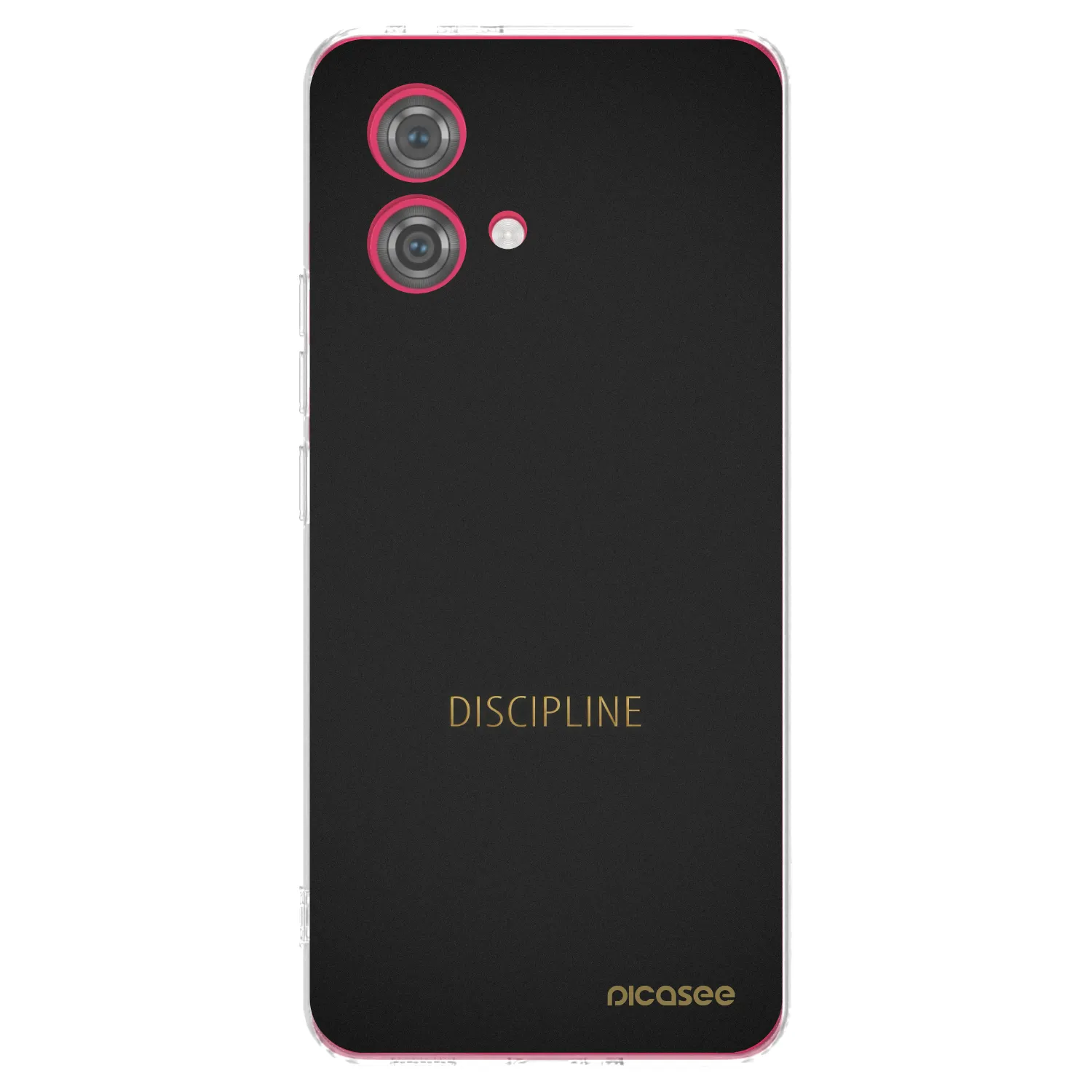 Picasee silikonový průhledný obal pro Motorola Moto G84 5G - Discipline