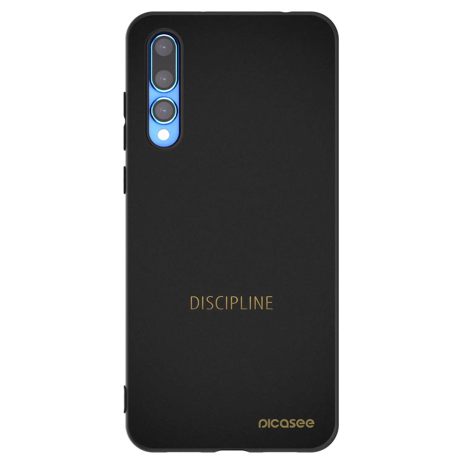 Picasee silikonový černý obal pro Huawei P20 Pro - Discipline