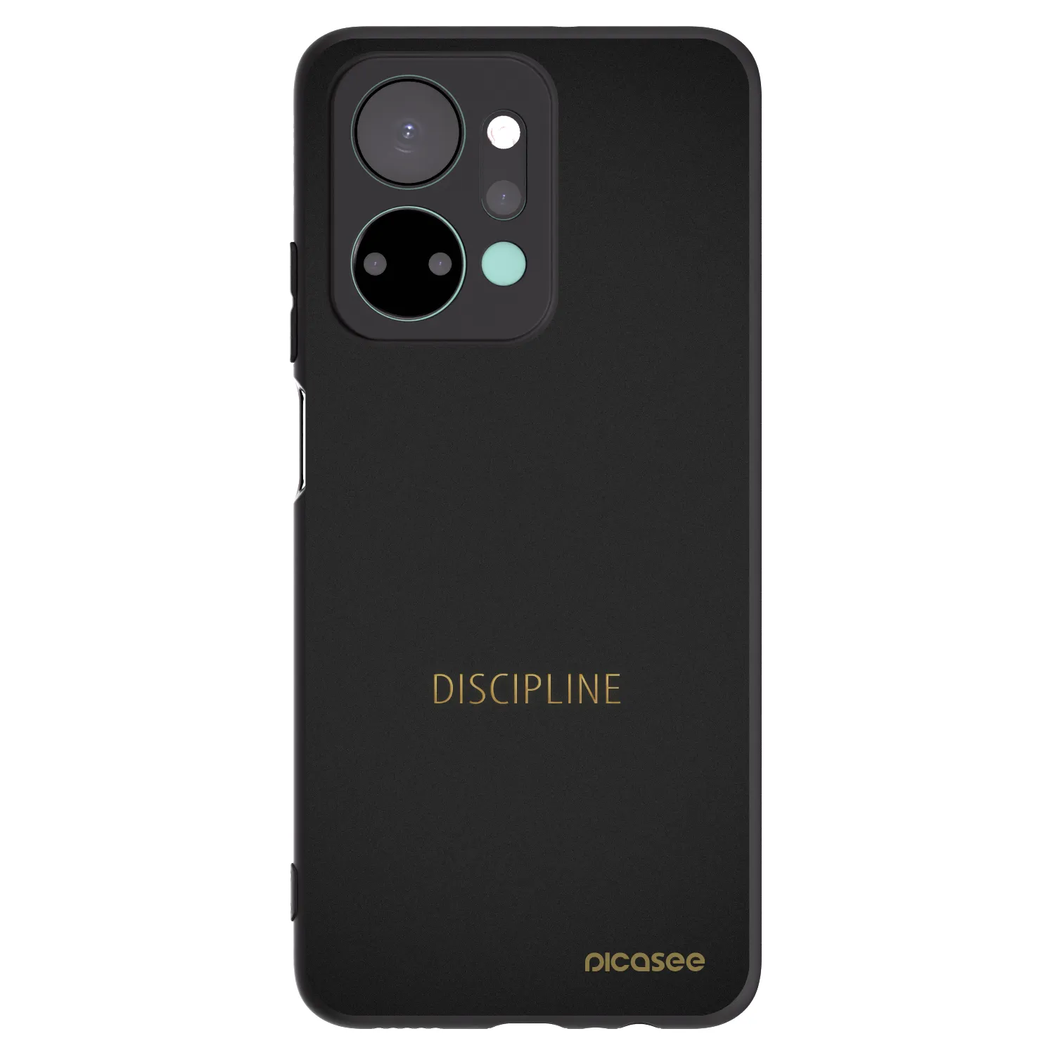 Picasee silikonový černý obal pro Honor X7a - Discipline