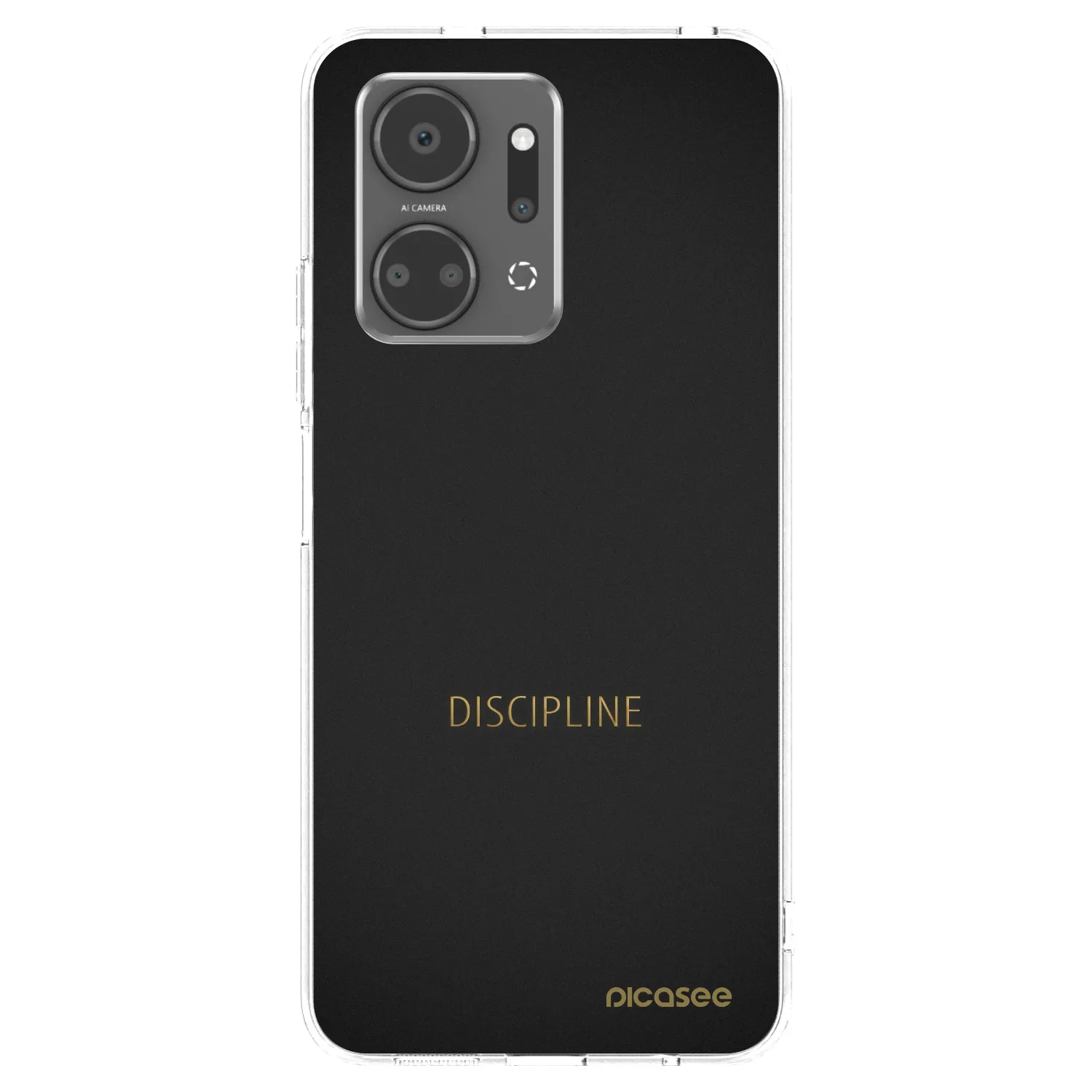 Picasee silikonový průhledný obal pro Honor X7a - Discipline