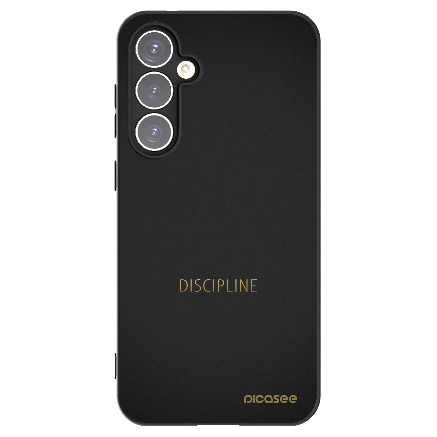 Picasee silikonový černý obal pro Samsung Galaxy S23 FE S711B - Discipline