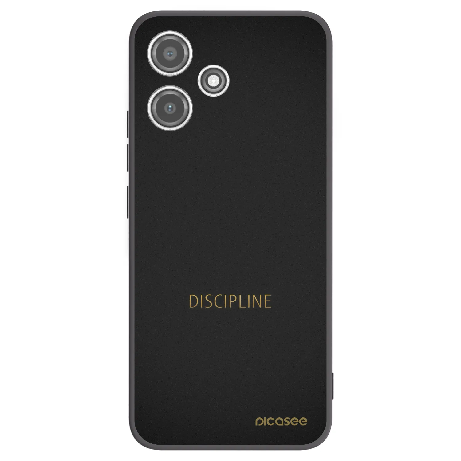 Picasee silikonový černý obal pro Xiaomi Redmi 12 5G - Discipline