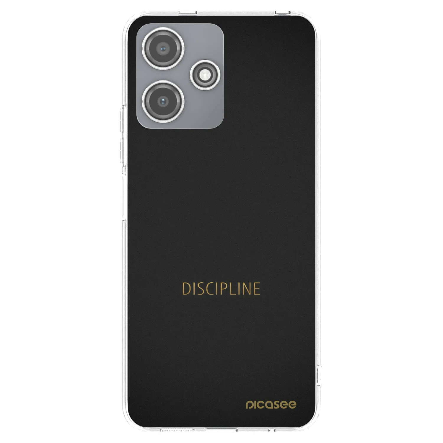Picasee silikonový průhledný obal pro Xiaomi Redmi 12 5G - Discipline