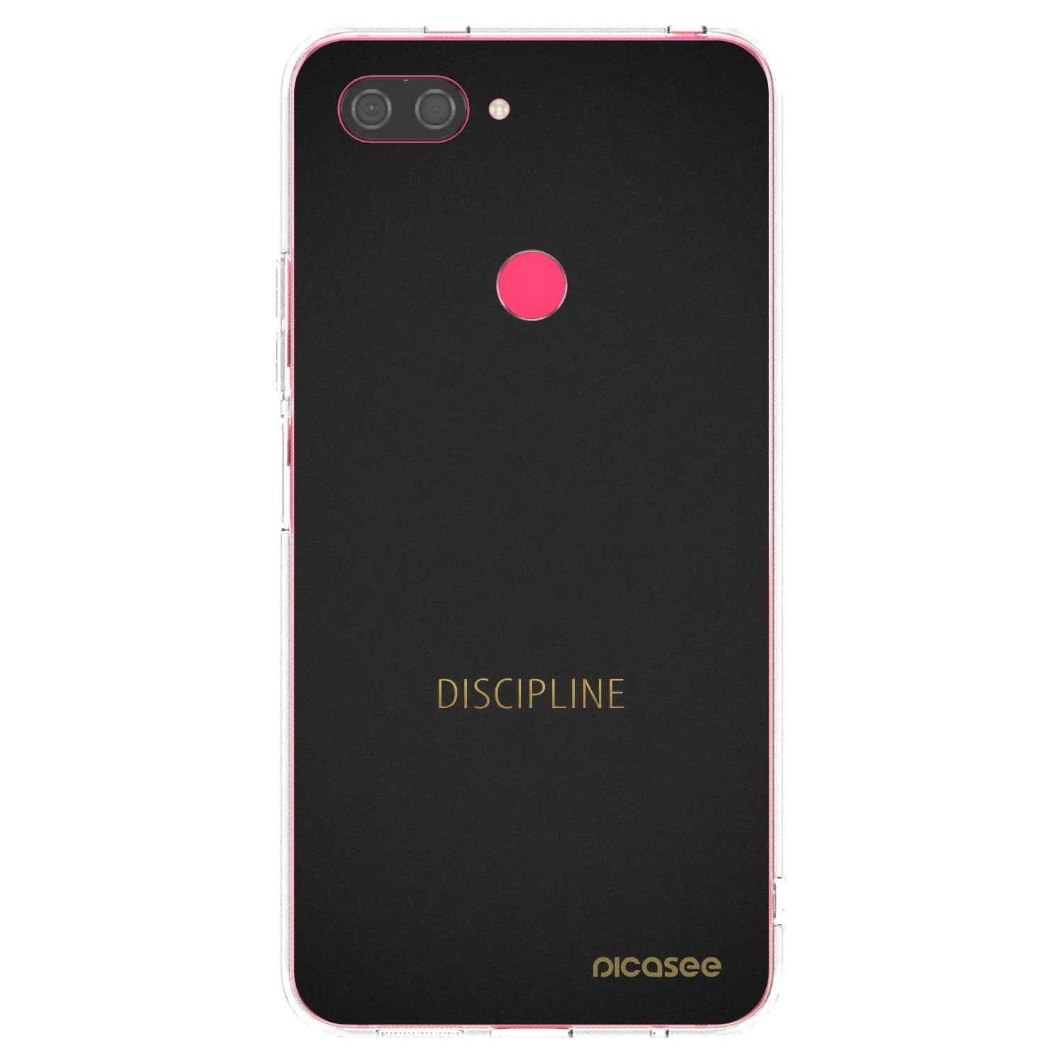 Picasee silikonový průhledný obal pro Xiaomi Mi 8 Lite - Discipline