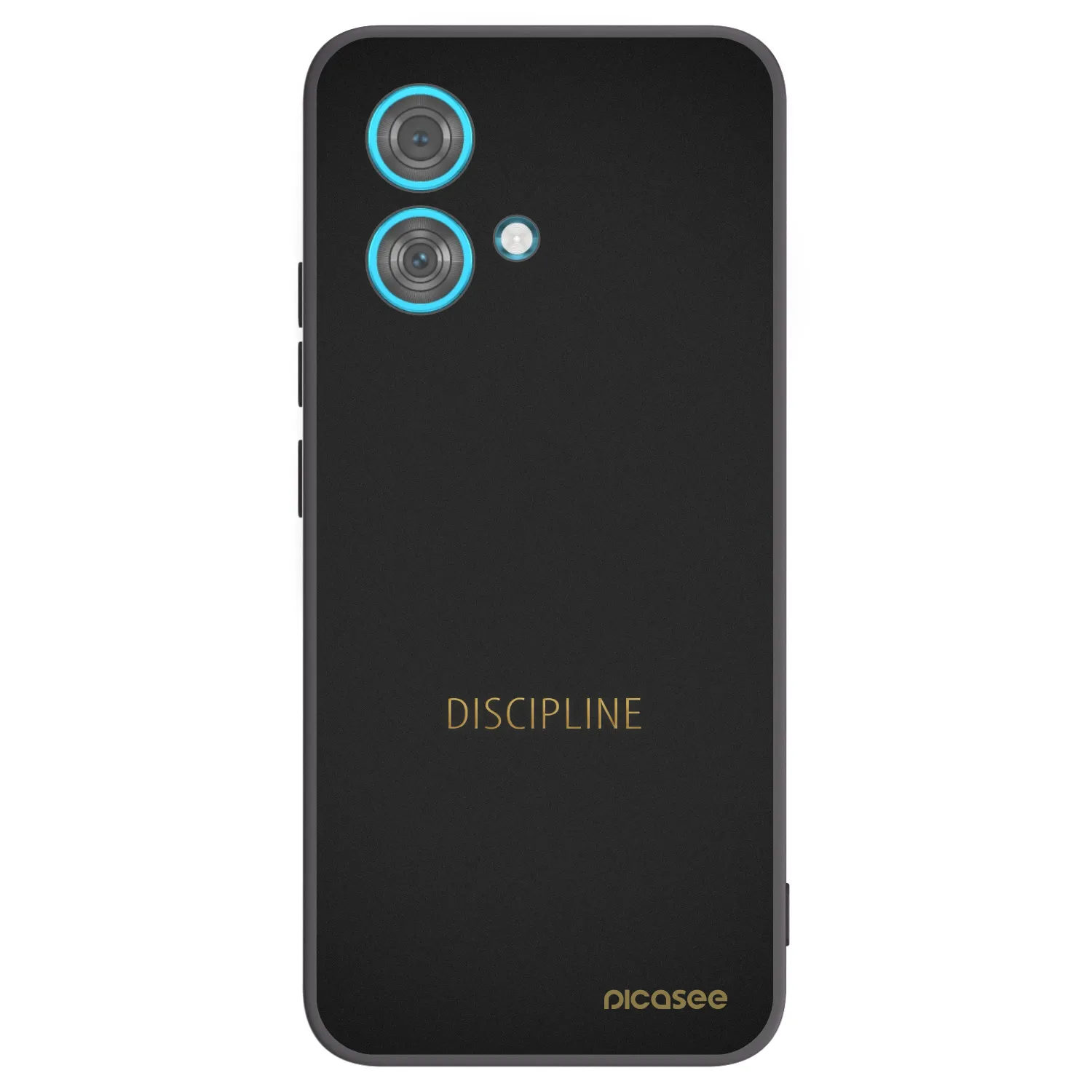 Picasee silikonový černý obal pro Motorola Edge 40 Neo - Discipline