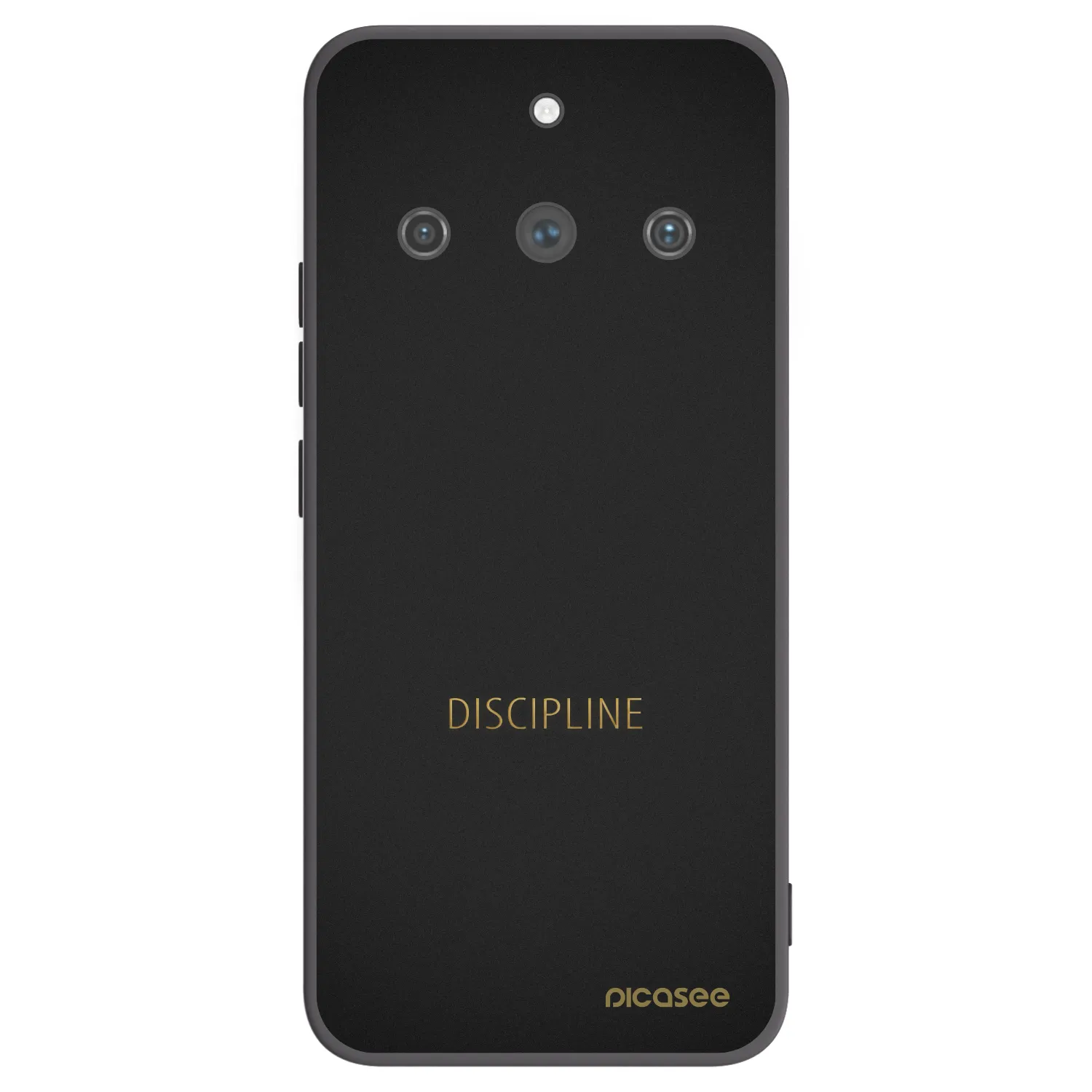 Picasee silikonový černý obal pro Realme 11 Pro+ - Discipline