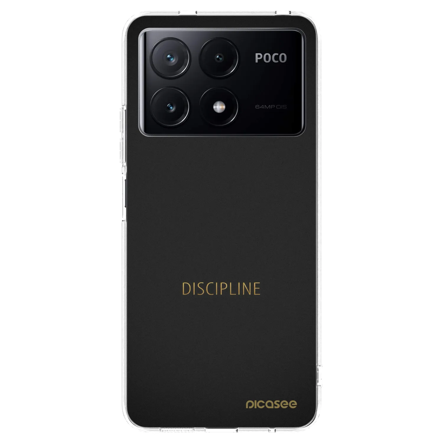 Picasee silikonový průhledný obal pro Xiaomi Poco X6 Pro - Discipline