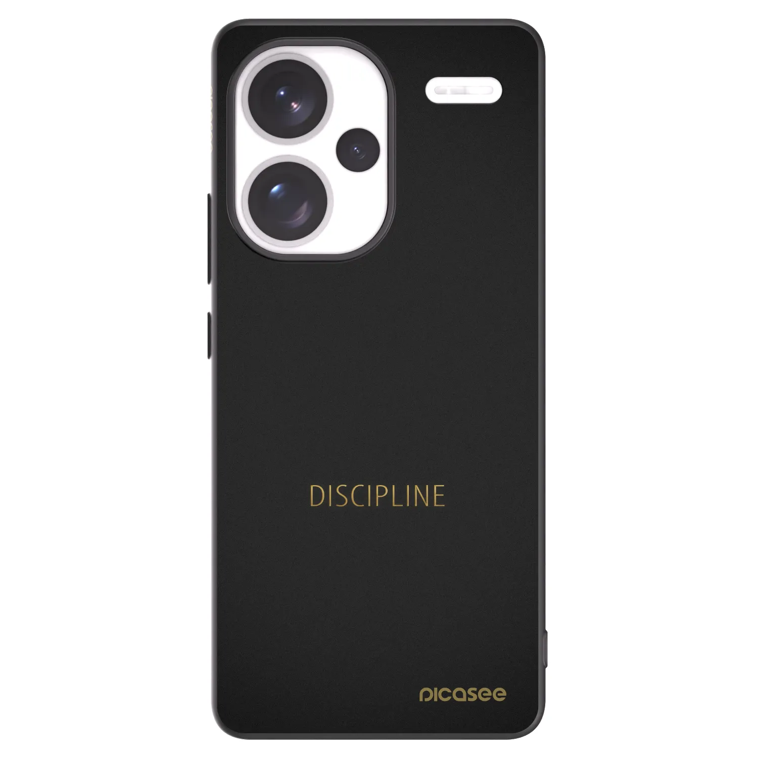 Picasee silikonový černý obal pro Xiaomi Redmi Note 13 Pro+ 5G - Discipline