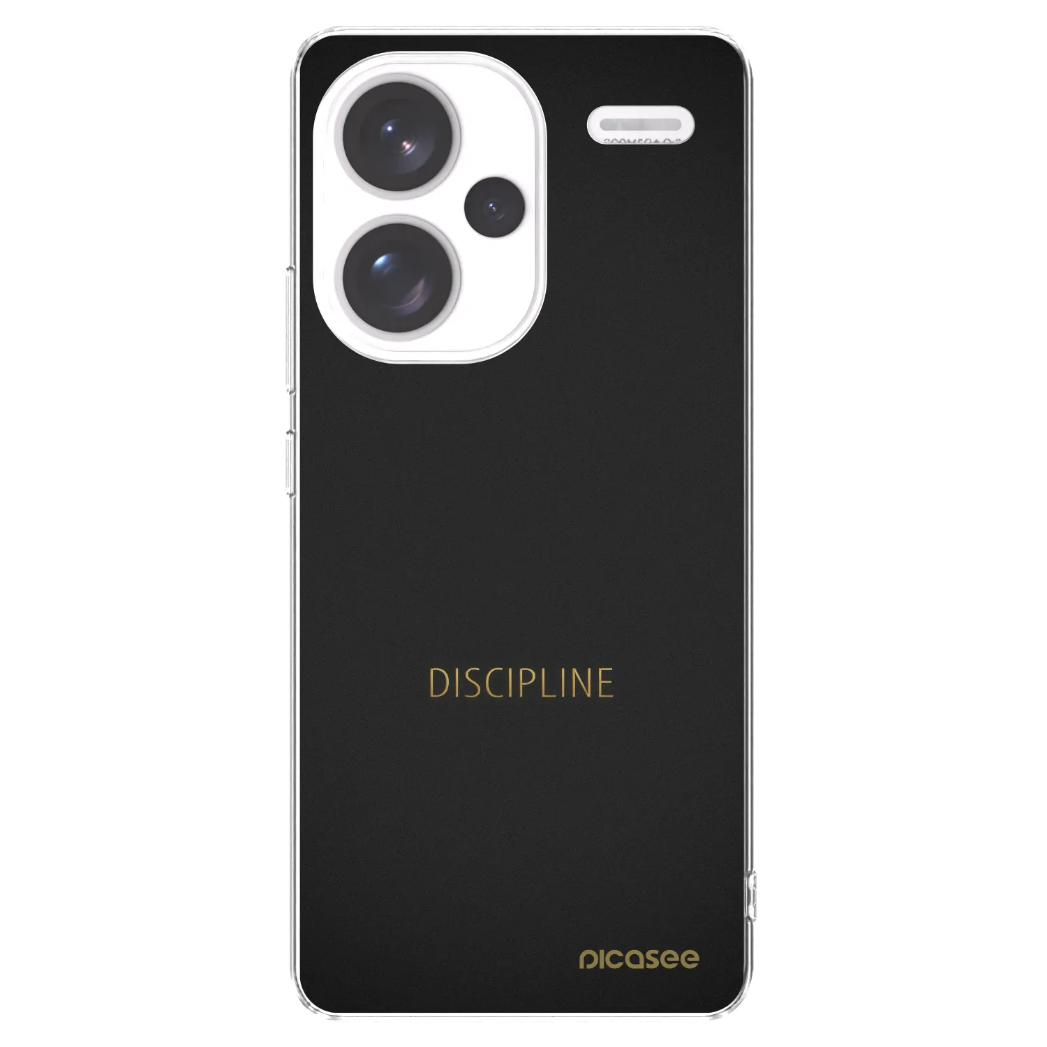 Picasee silikonový průhledný obal pro Xiaomi Redmi Note 13 Pro+ 5G - Discipline