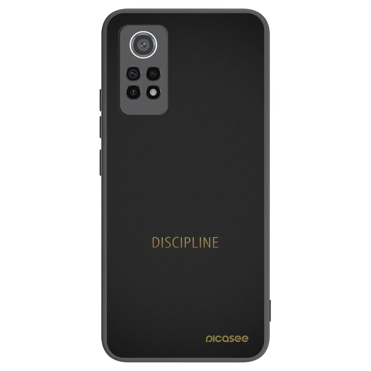 Picasee silikonový černý obal pro Xiaomi Redmi Note 12 Pro 4G - Discipline