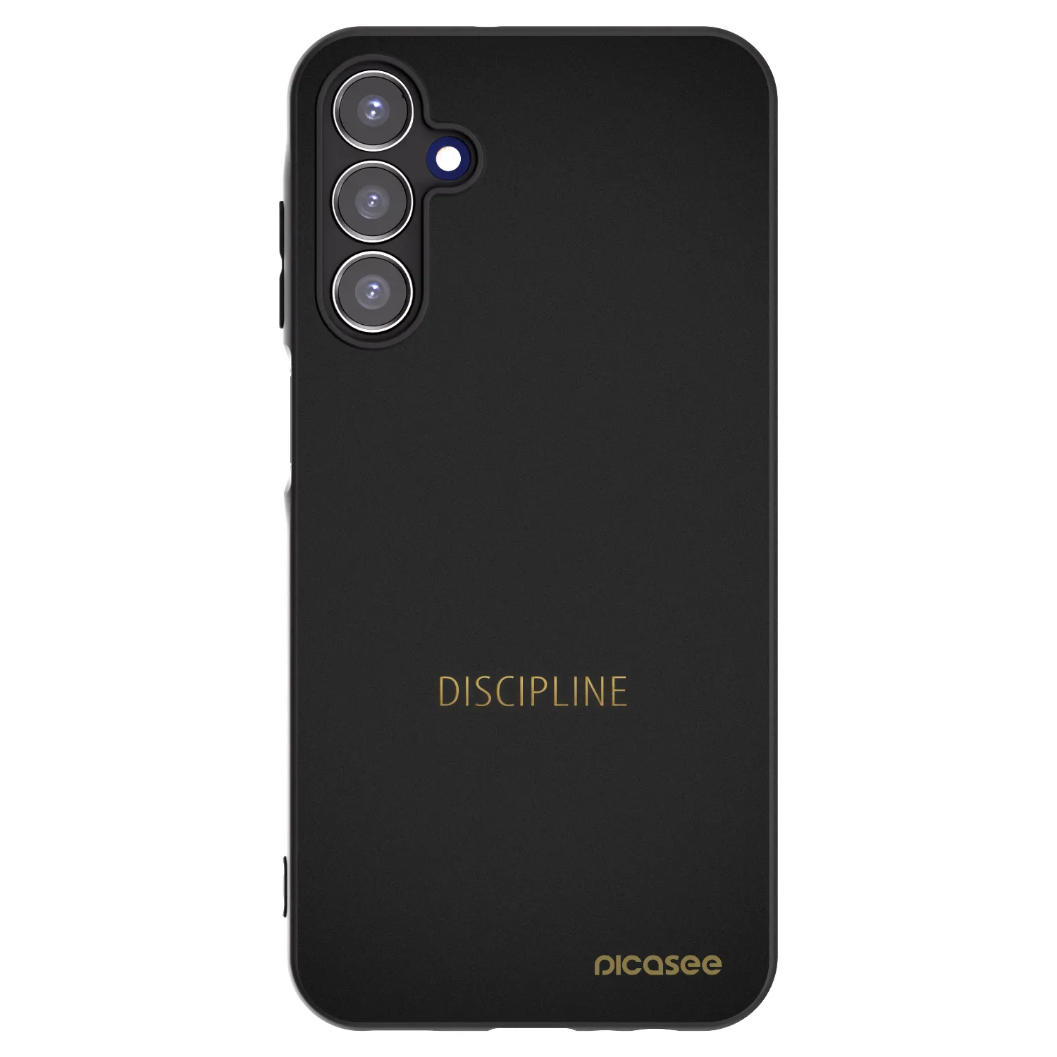 Picasee silikonový černý obal pro Samsung Galaxy A15 A155F 4G - Discipline