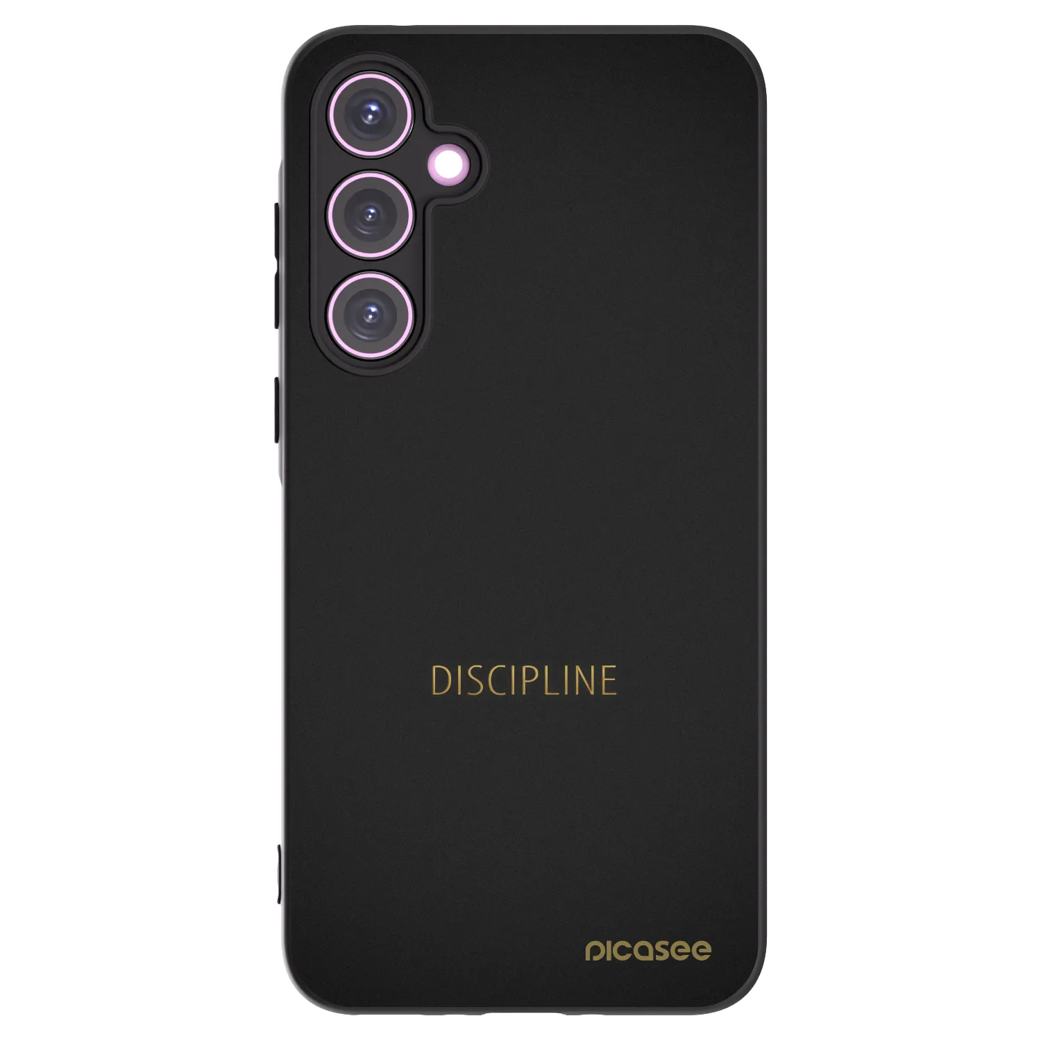 Picasee silikonový černý obal pro Samsung Galaxy A35 5G A356B - Discipline