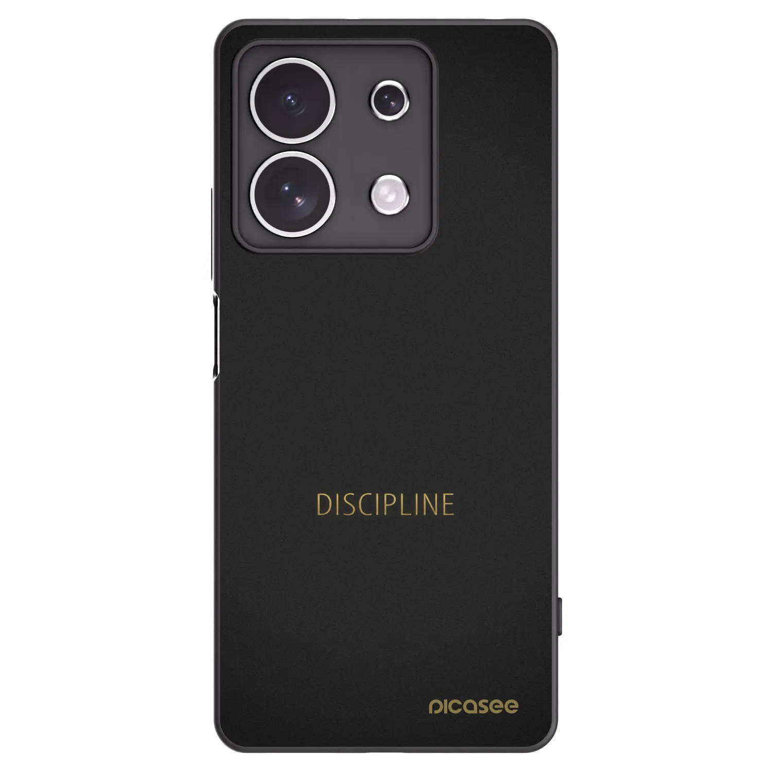Picasee silikonový černý obal pro Xiaomi Redmi Note 13 4G - Discipline