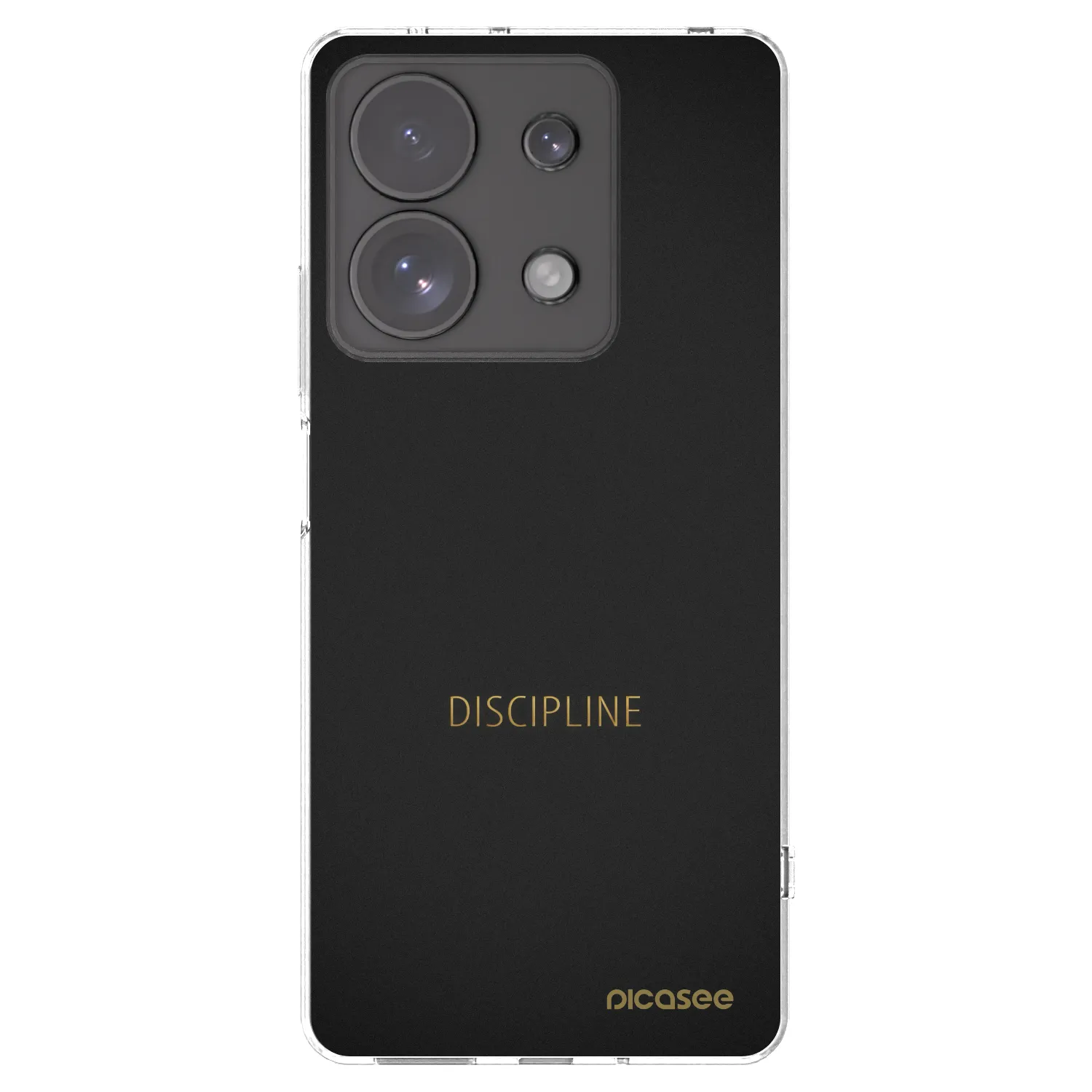 Picasee silikonový průhledný obal pro Xiaomi Redmi Note 13 Pro 4G - Discipline