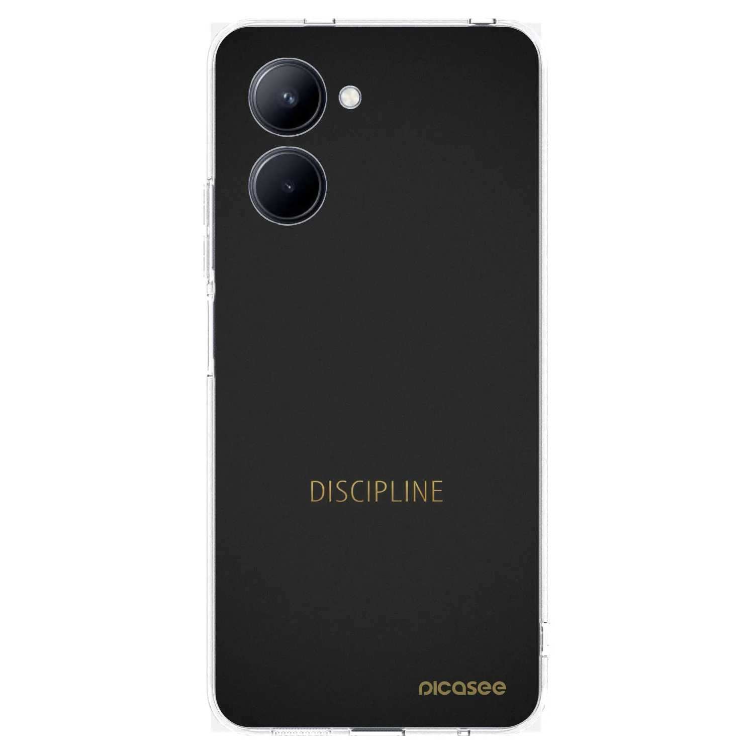 Picasee silikonový průhledný obal pro Realme C33 (2023) - Discipline