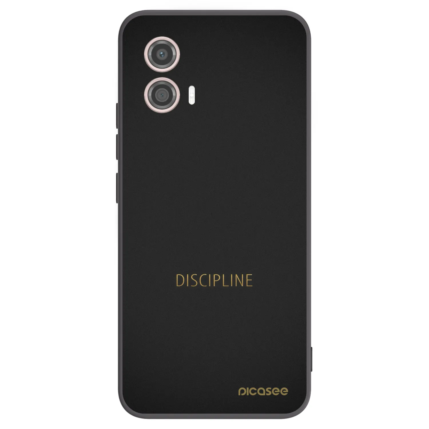 Picasee silikonový černý obal pro Motorola Moto G53 5G - Discipline
