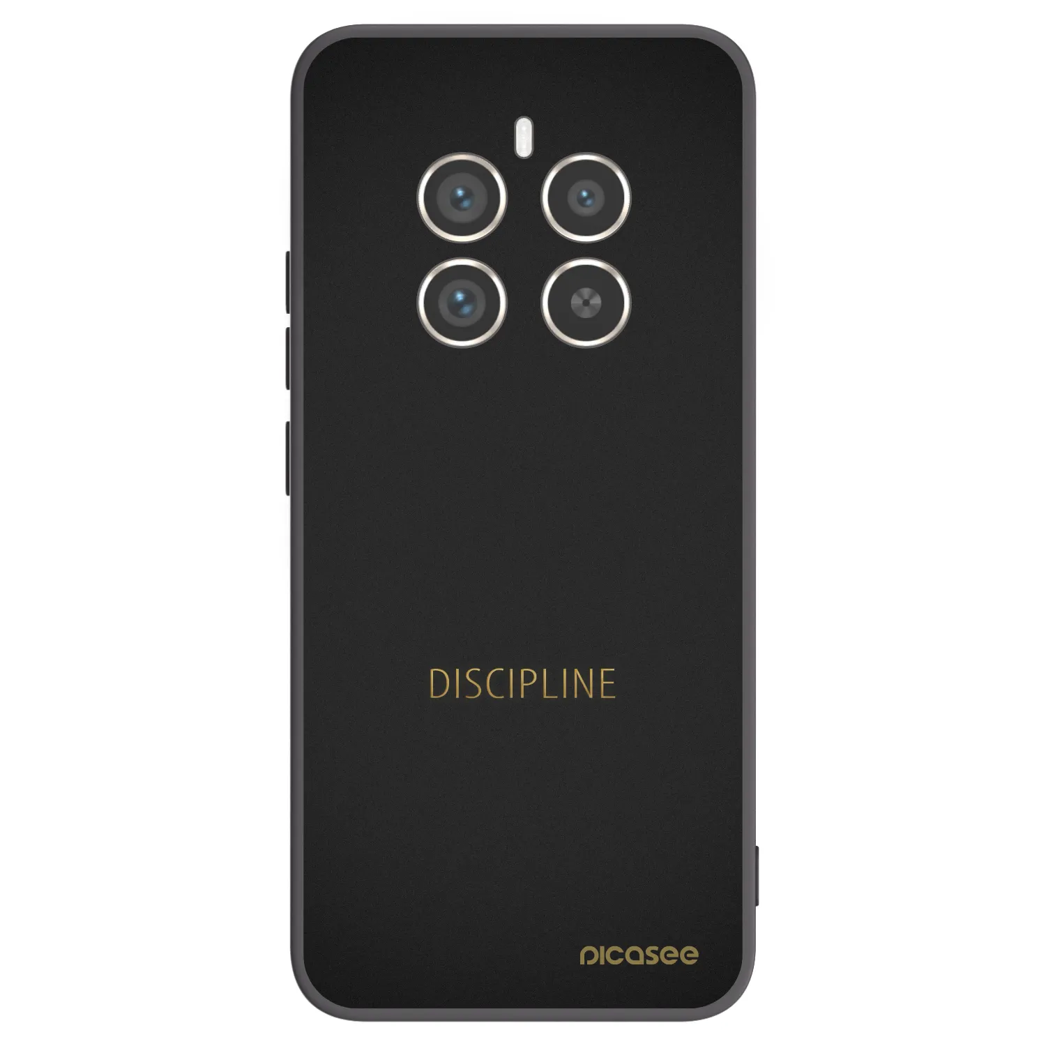 Picasee silikonový černý obal pro Realme 12 Pro 5G - Discipline