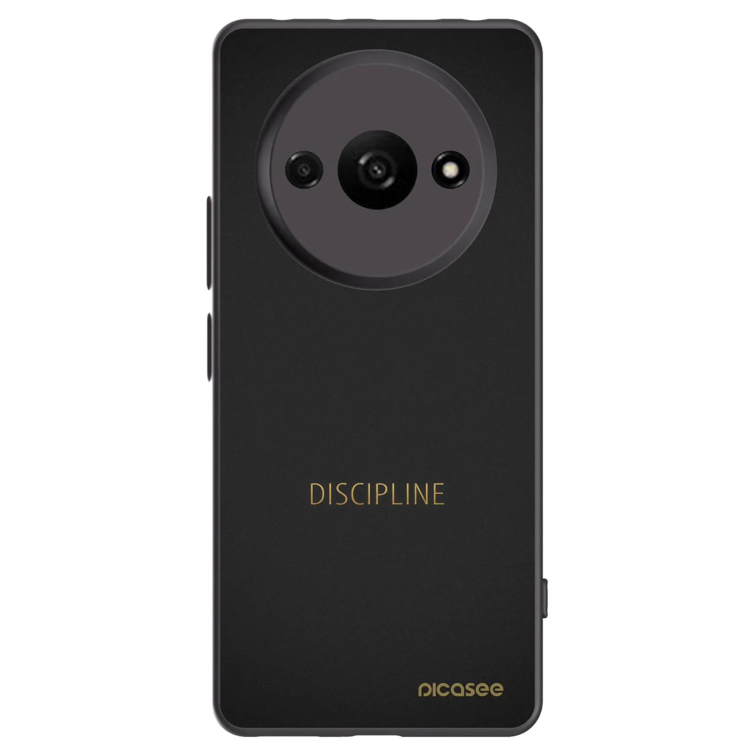 Picasee silikonový černý obal pro Xiaomi Redmi A3 - Discipline