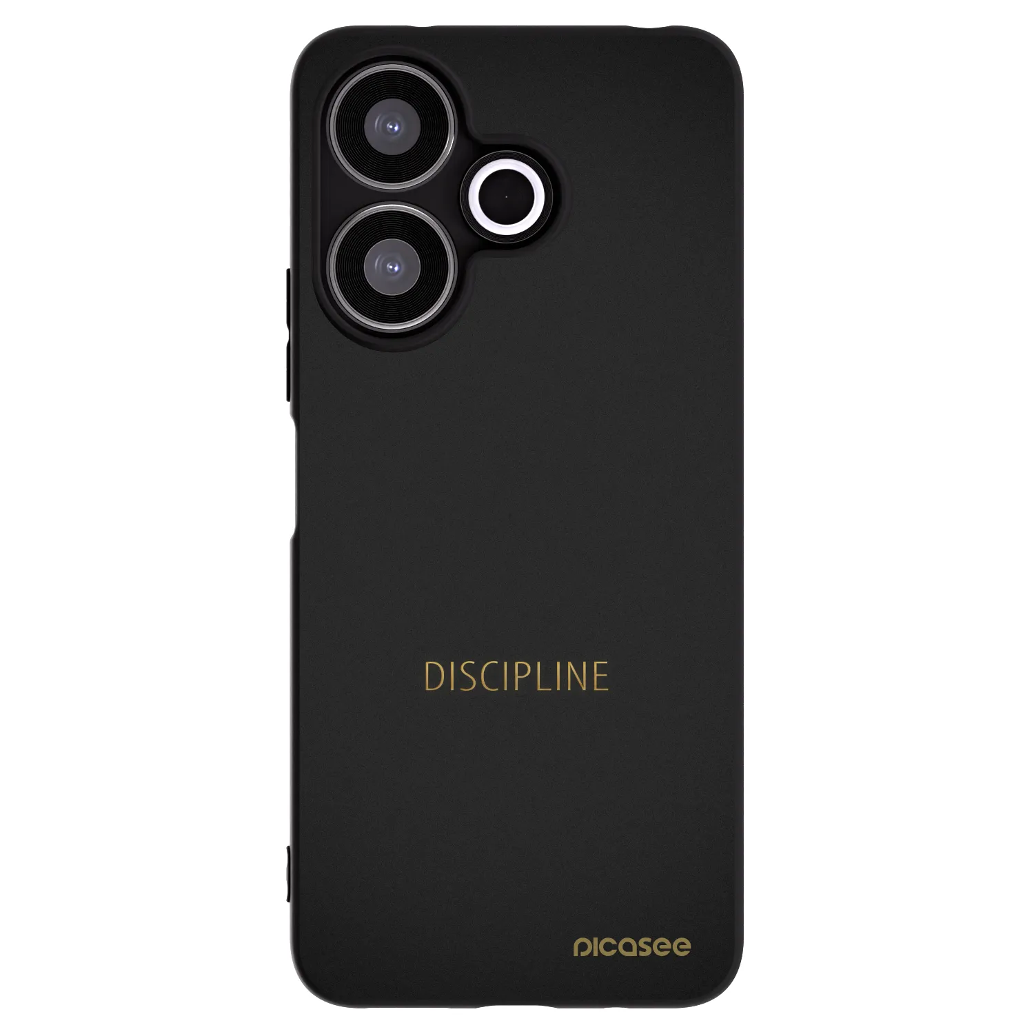 Picasee silikonový černý obal pro Xiaomi Redmi 13 4G - Discipline