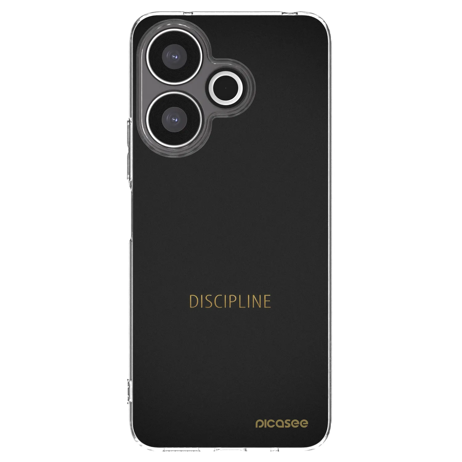 Picasee silikonový průhledný obal pro Xiaomi Redmi 13 4G - Discipline