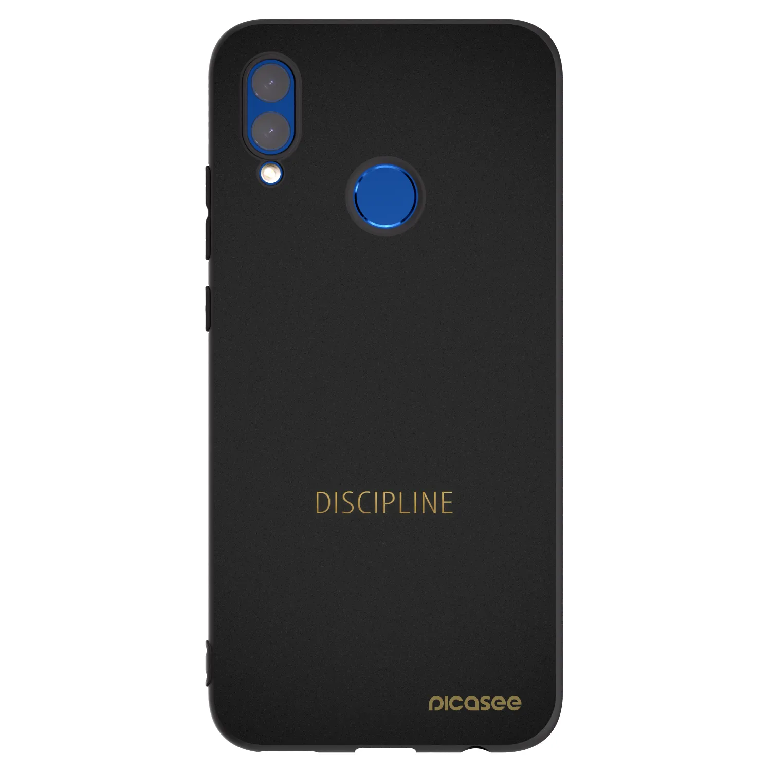 Picasee silikonový černý obal pro Honor 10 Lite - Discipline