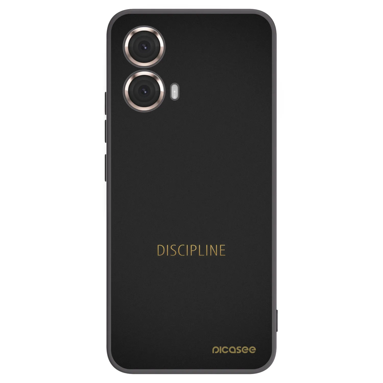 Picasee silikonový černý obal pro Motorola Moto G85 - Discipline