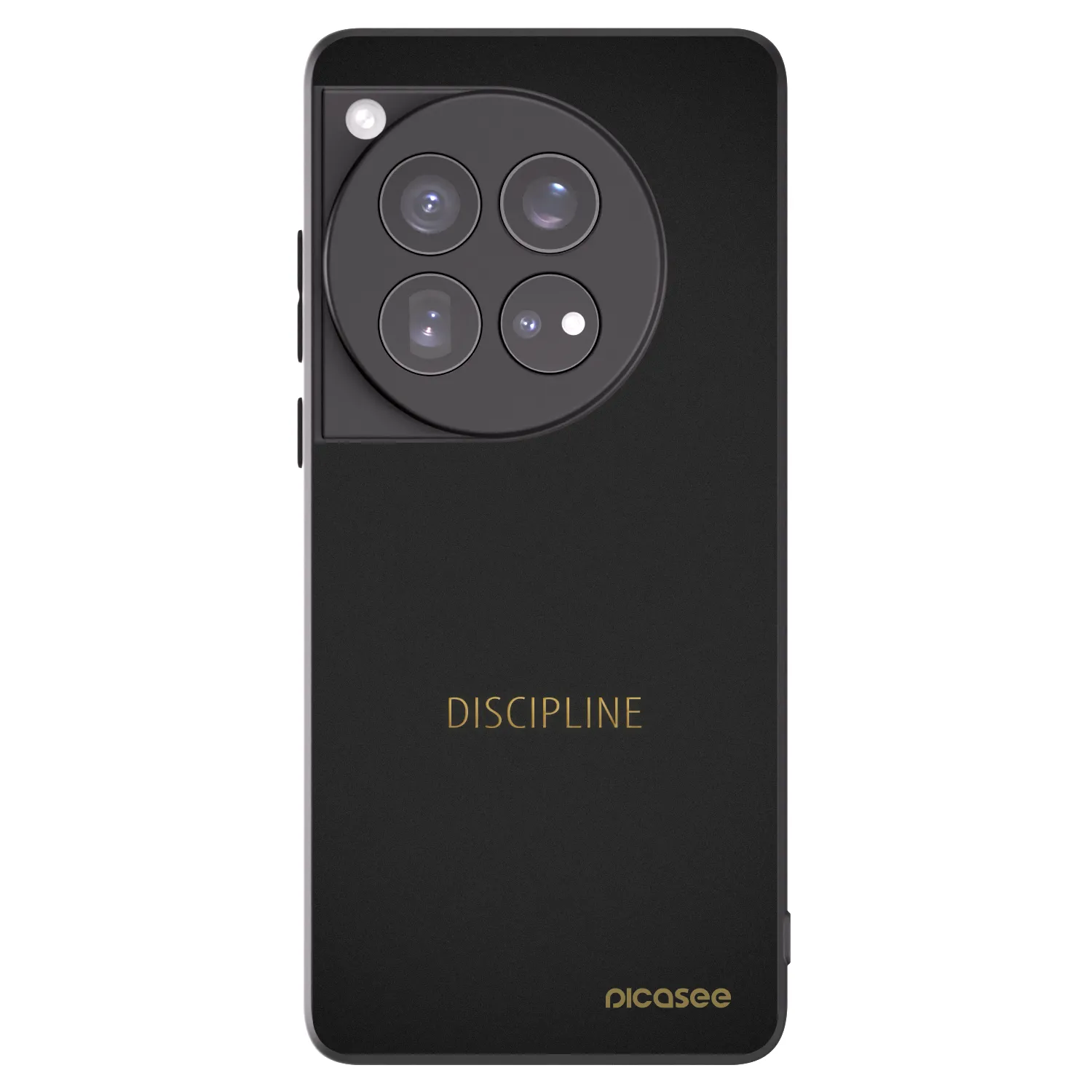 Picasee silikonový černý obal pro OnePlus 12 5G - Discipline