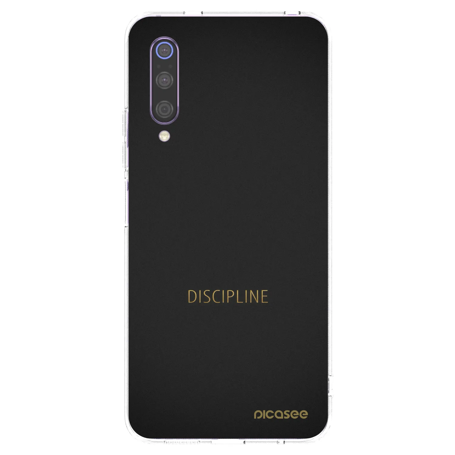 Picasee silikonový průhledný obal pro Xiaomi Mi 9 - Discipline