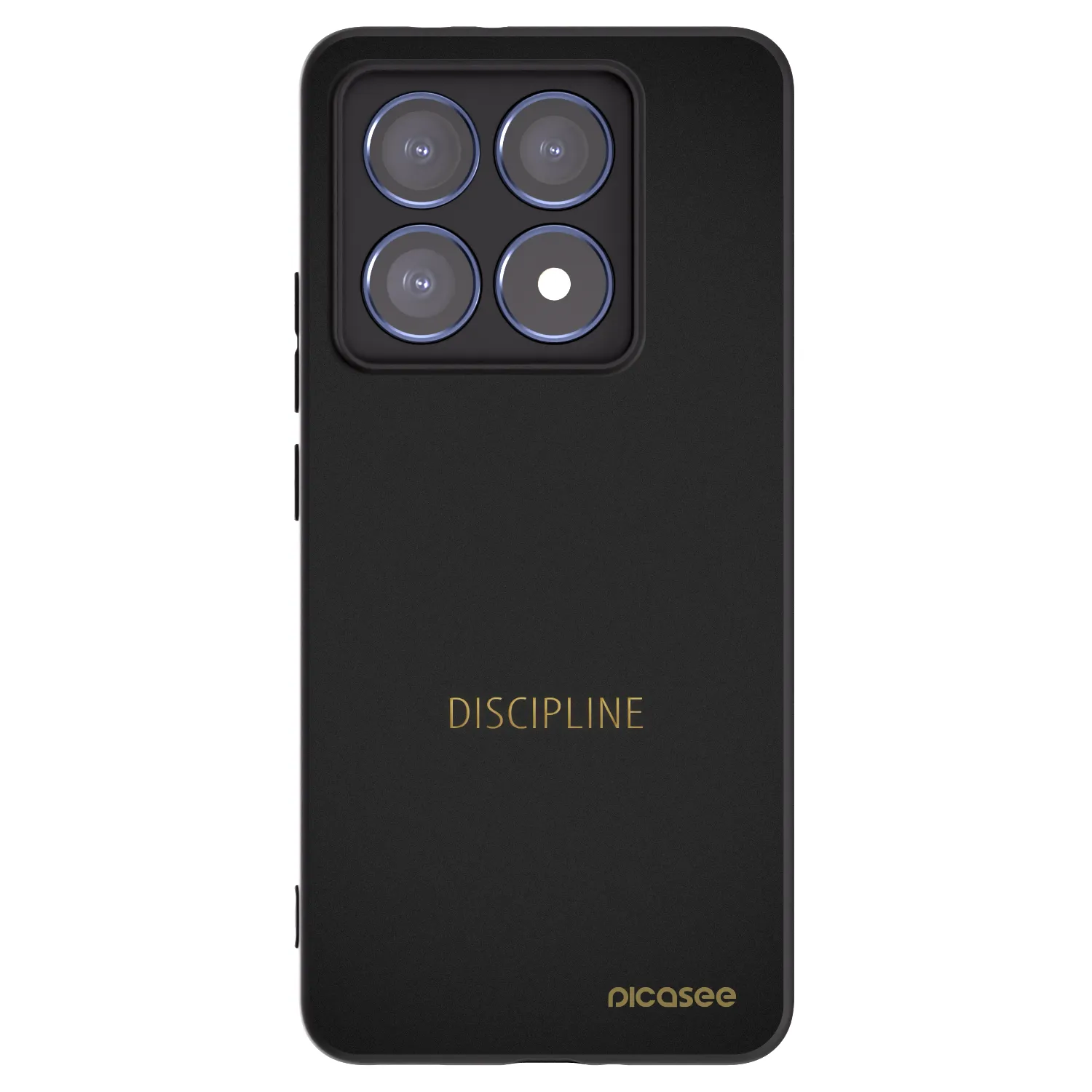 Picasee silikonový černý obal pro Xiaomi 14T Pro - Discipline