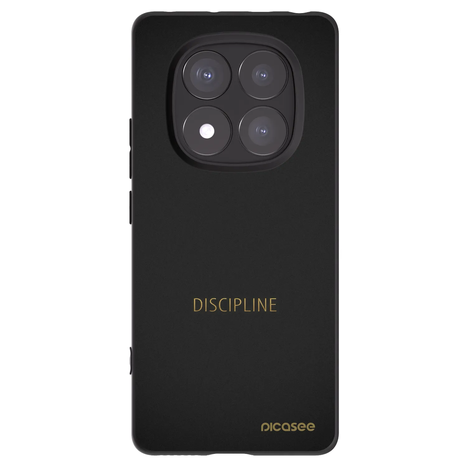 Picasee silikonový černý obal pro Xiaomi Redmi Note 14 Pro+ 5G - Discipline