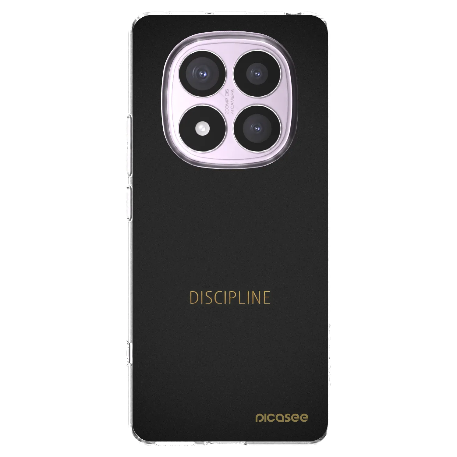 Picasee silikonový průhledný obal pro Xiaomi Redmi Note 14 Pro 5G - Discipline