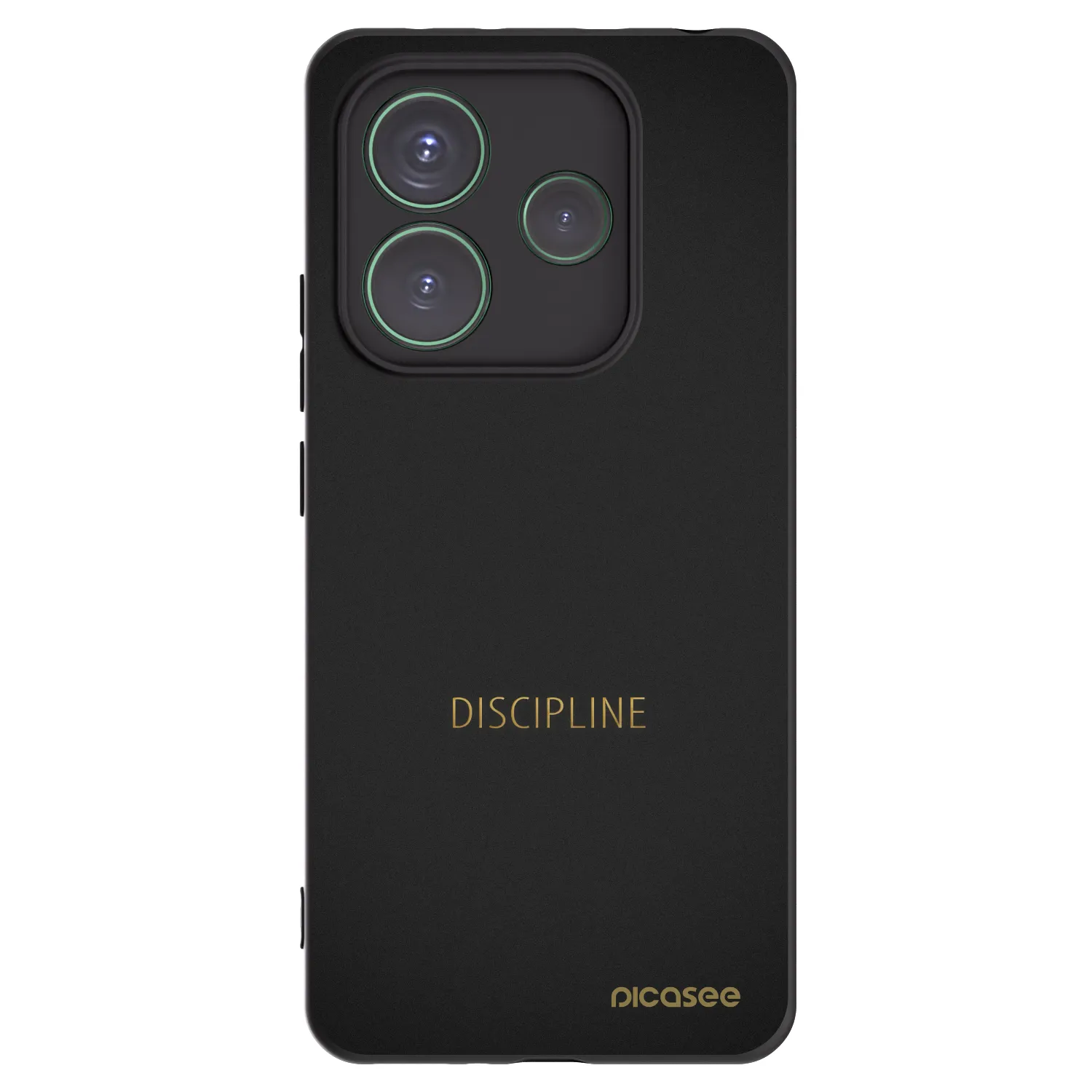 Picasee silikonový černý obal pro Xiaomi Redmi Note 14 5G - Discipline