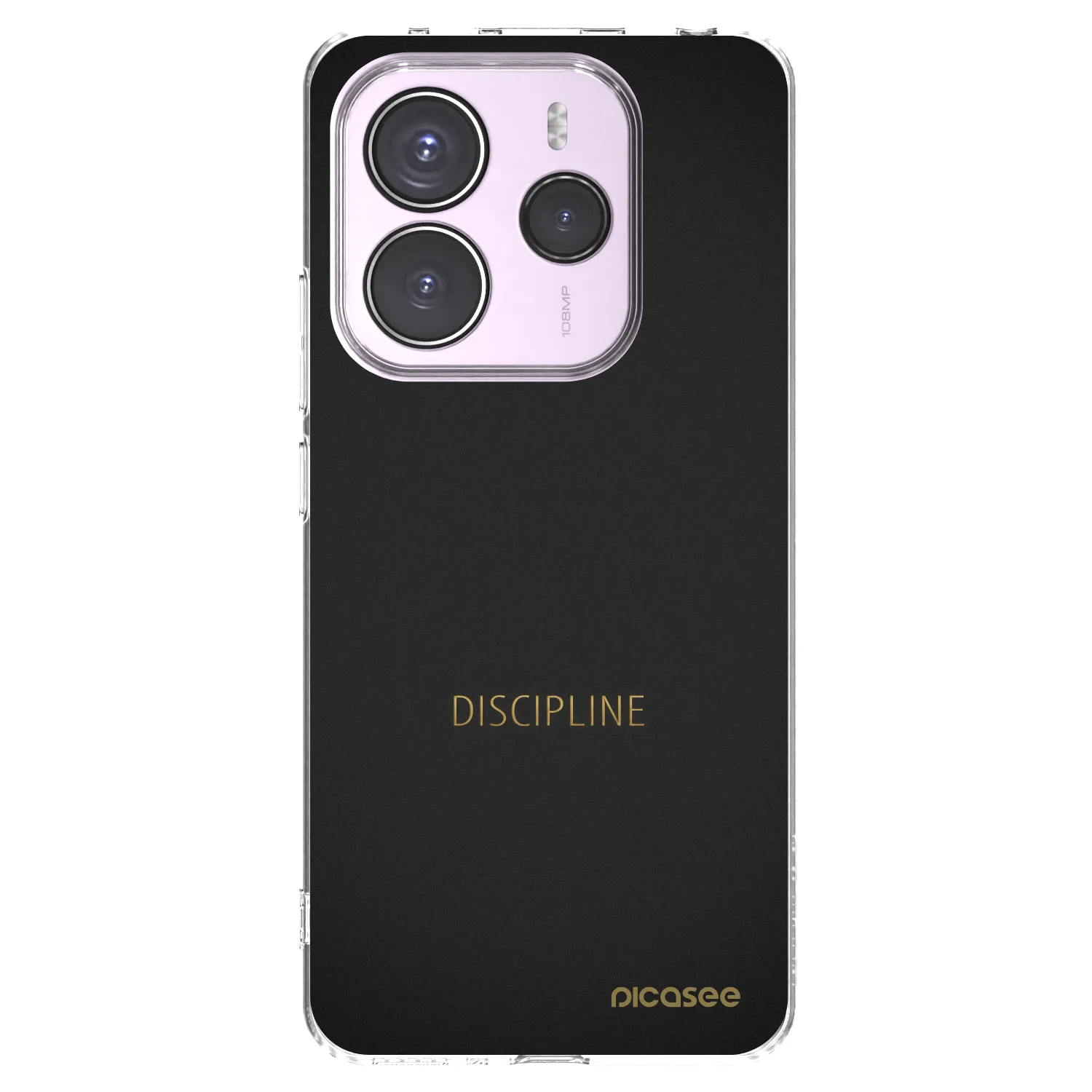 Picasee silikonový průhledný obal pro Xiaomi Redmi Note 14 5G - Discipline