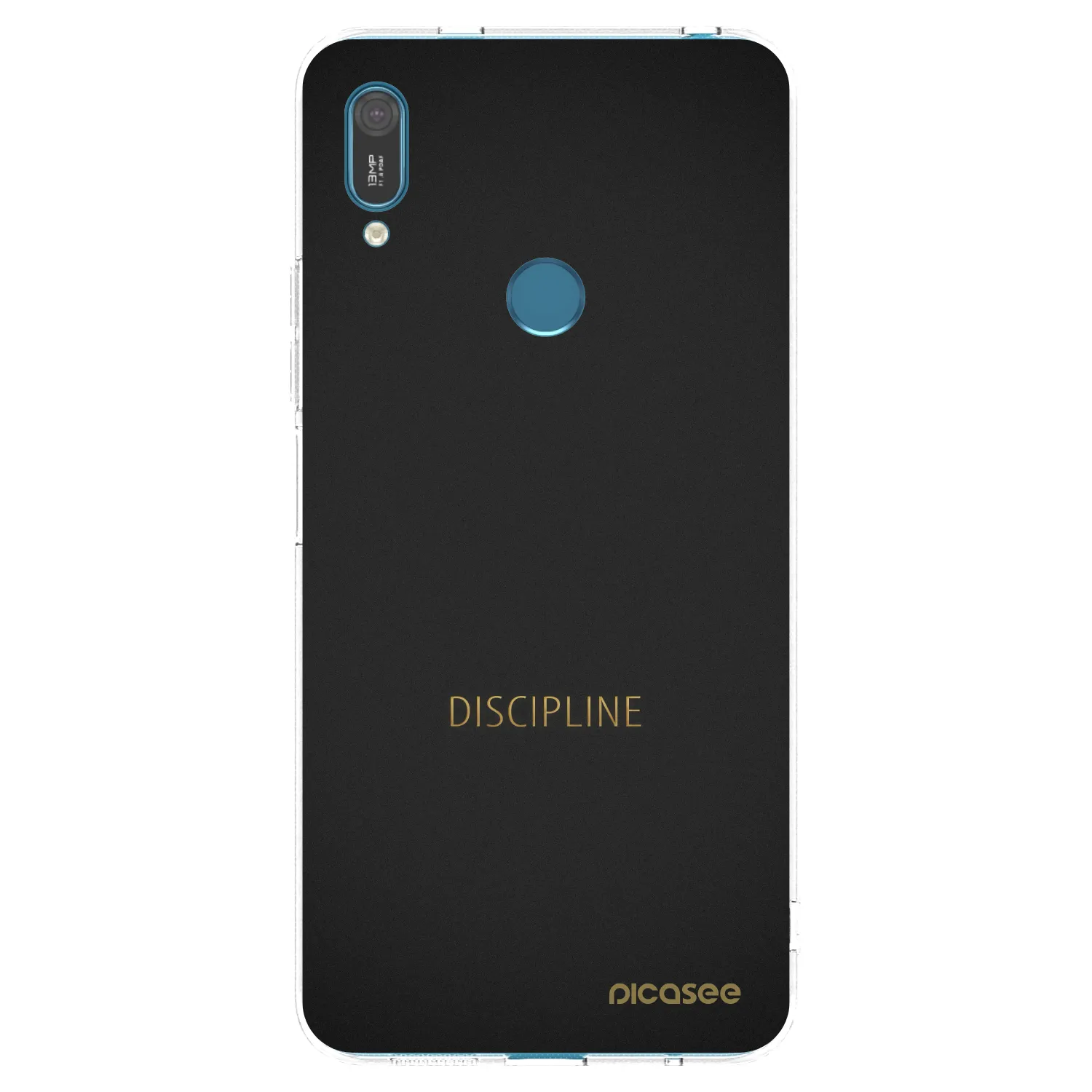 Picasee silikonový průhledný obal pro Huawei Y7 2019 - Discipline