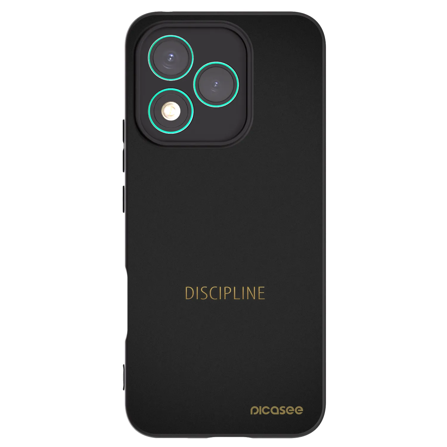 Picasee silikonový černý obal pro Honor 400 Lite 5G - Discipline