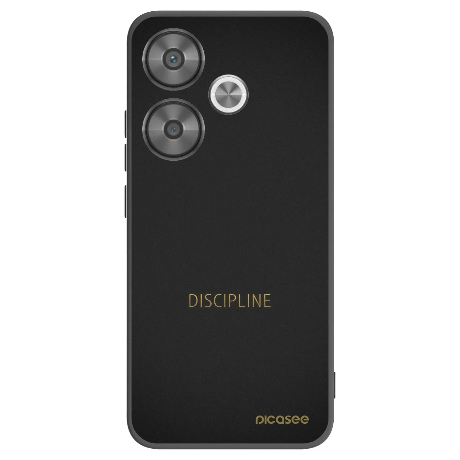Picasee silikonový černý obal pro Xiaomi Poco F6 - Discipline