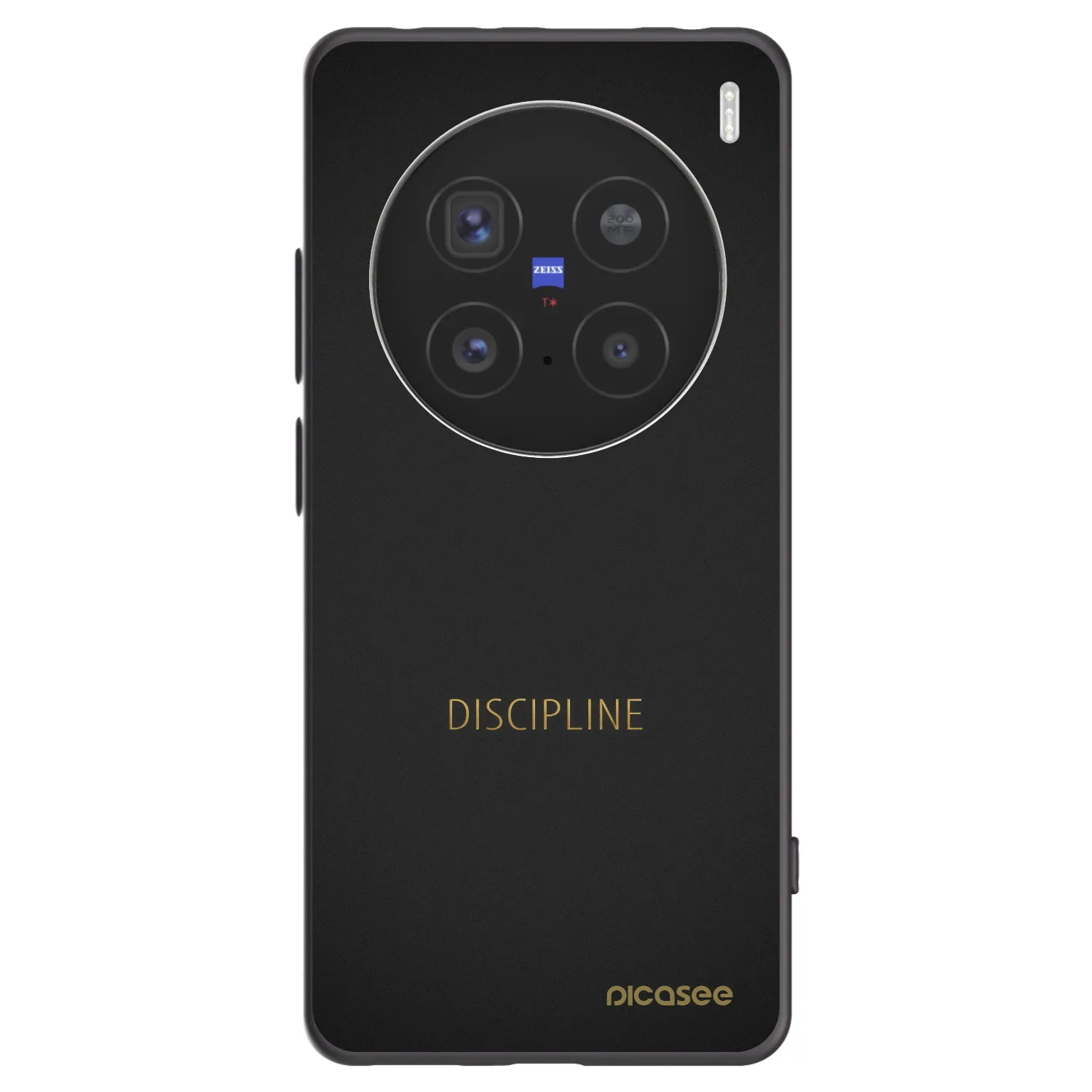 Picasee silikonový černý obal pro Vivo X200 Pro - Discipline