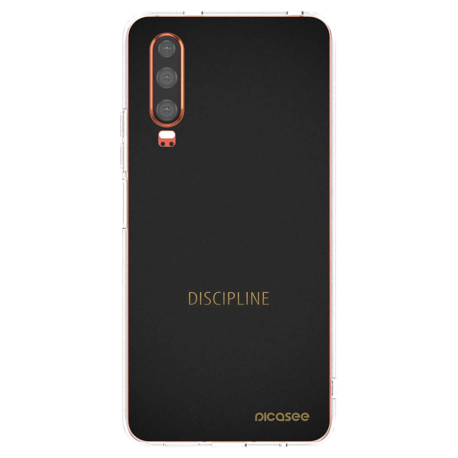 Picasee silikonový průhledný obal pro Huawei P30 - Discipline