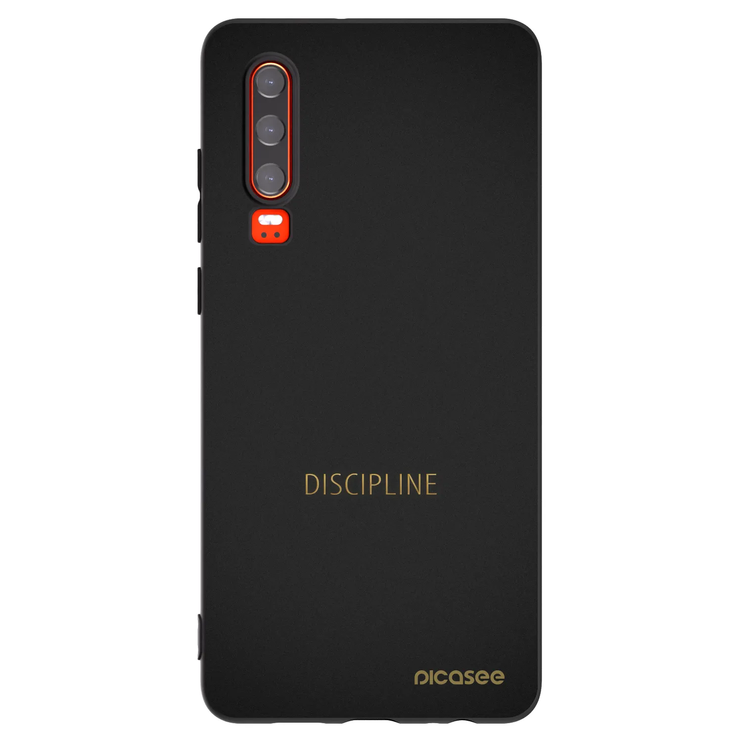 Picasee silikonový černý obal pro Huawei P30 - Discipline