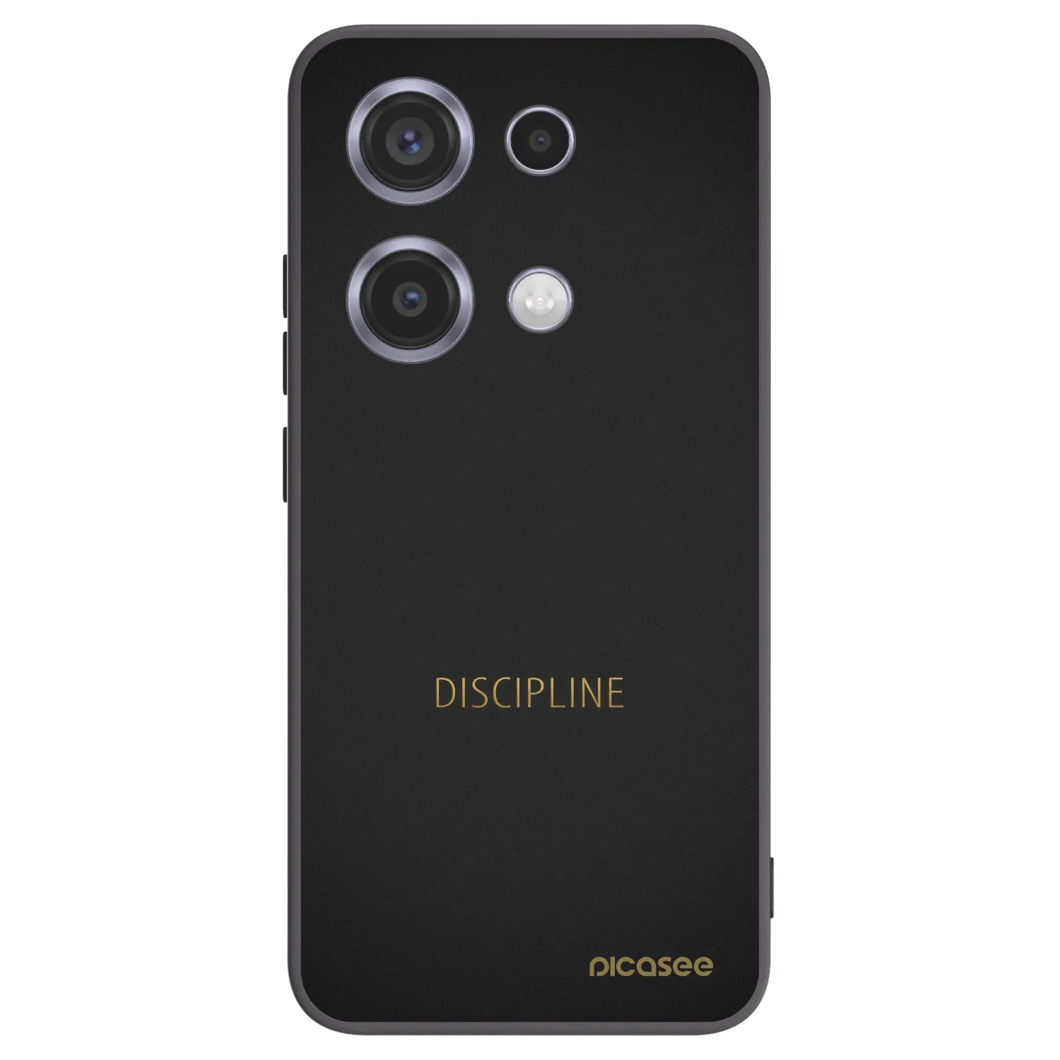 Picasee silikonový černý obal pro Xiaomi Redmi Note 14S - Discipline