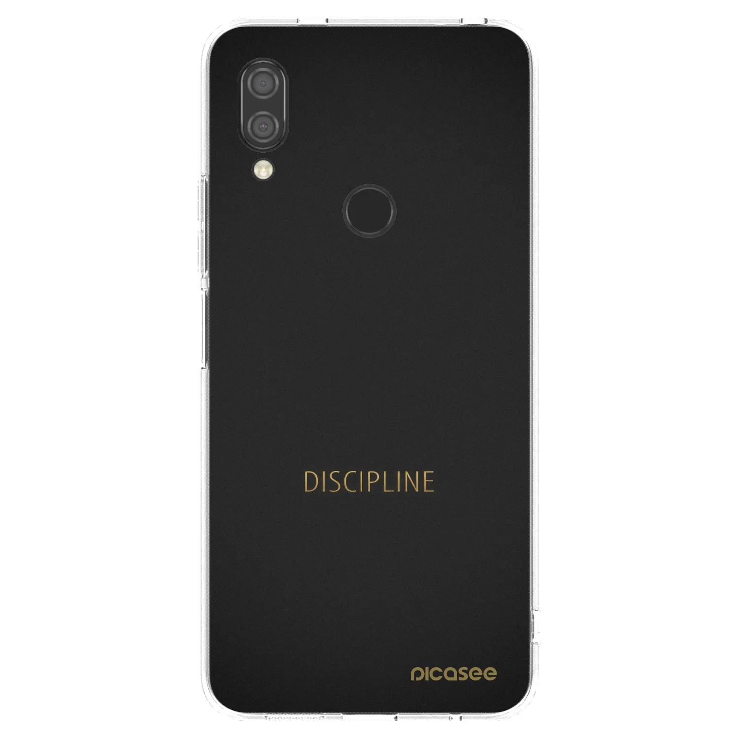 Picasee silikonový průhledný obal pro Xiaomi Redmi 7 - Discipline