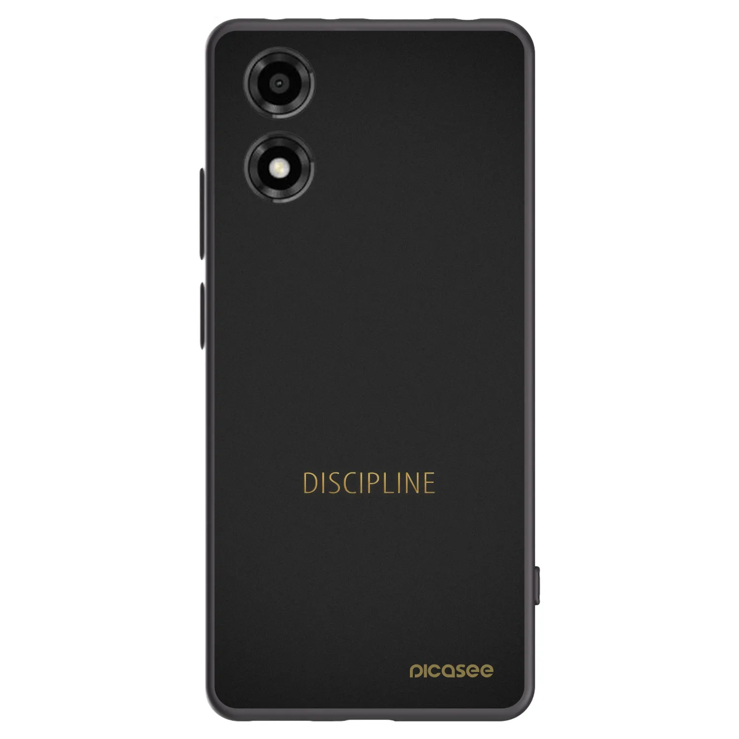 Picasee silikonový černý obal pro Motorola Moto E14 - Discipline