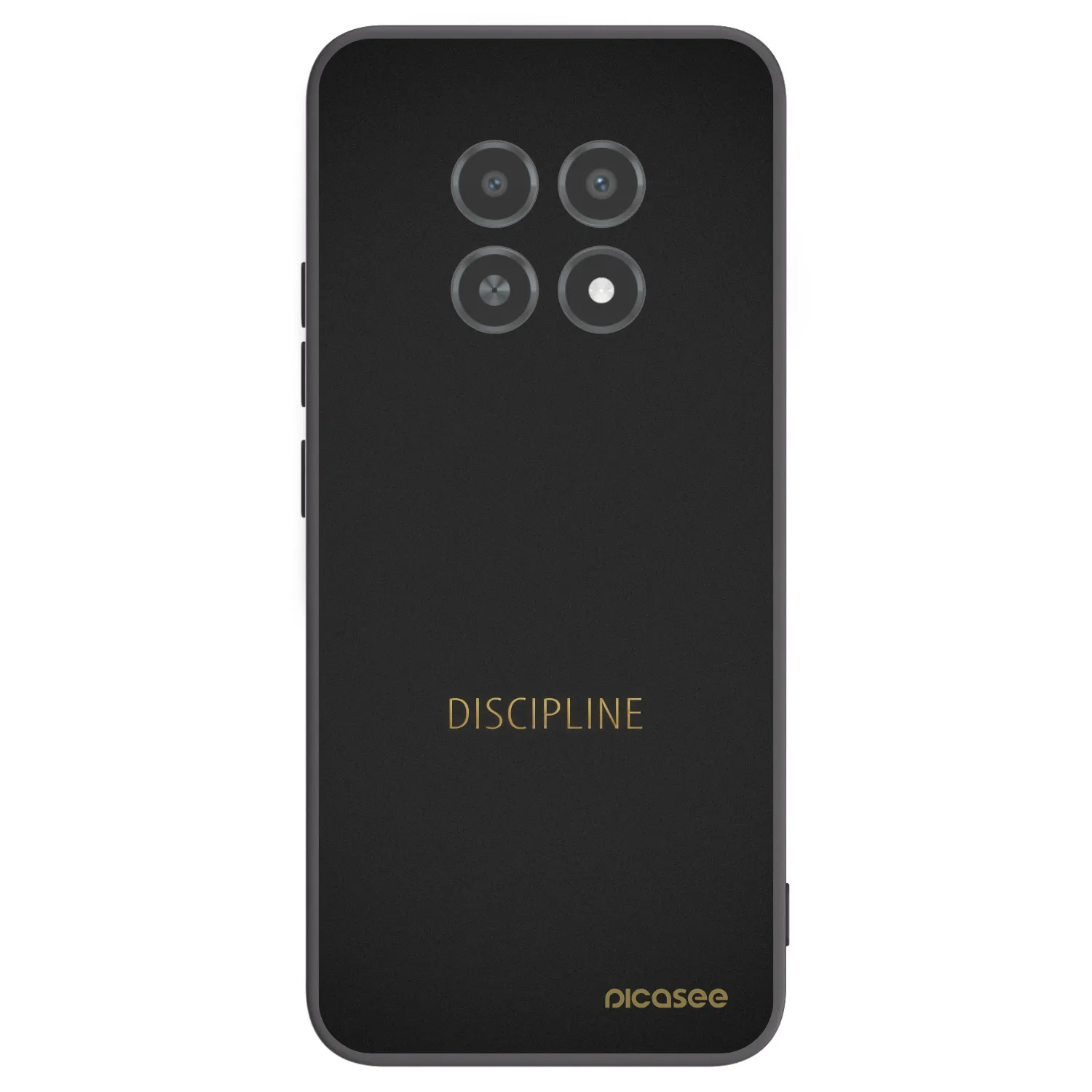 Picasee silikonový černý obal pro Realme 12X - Discipline