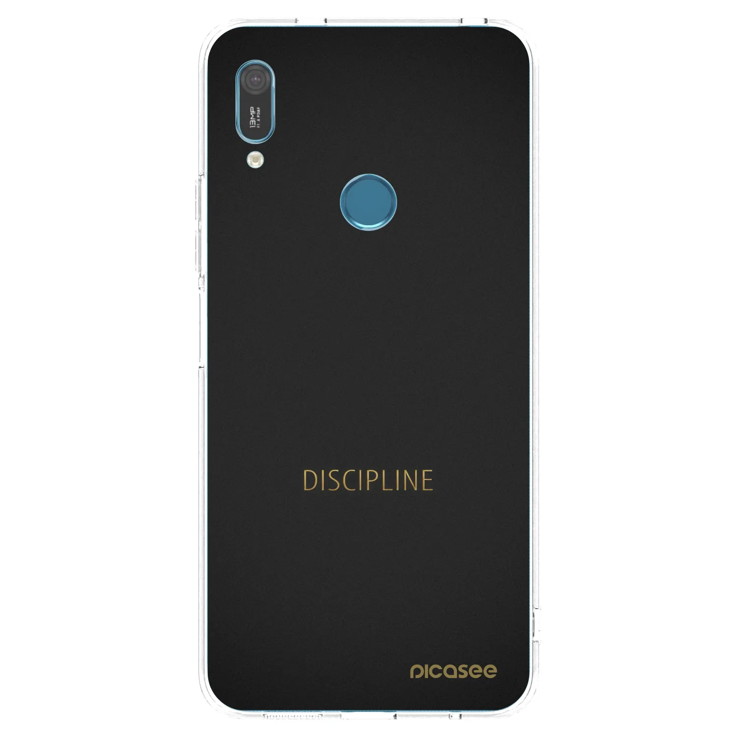 Picasee silikonový průhledný obal pro Huawei Y6 2019 - Discipline