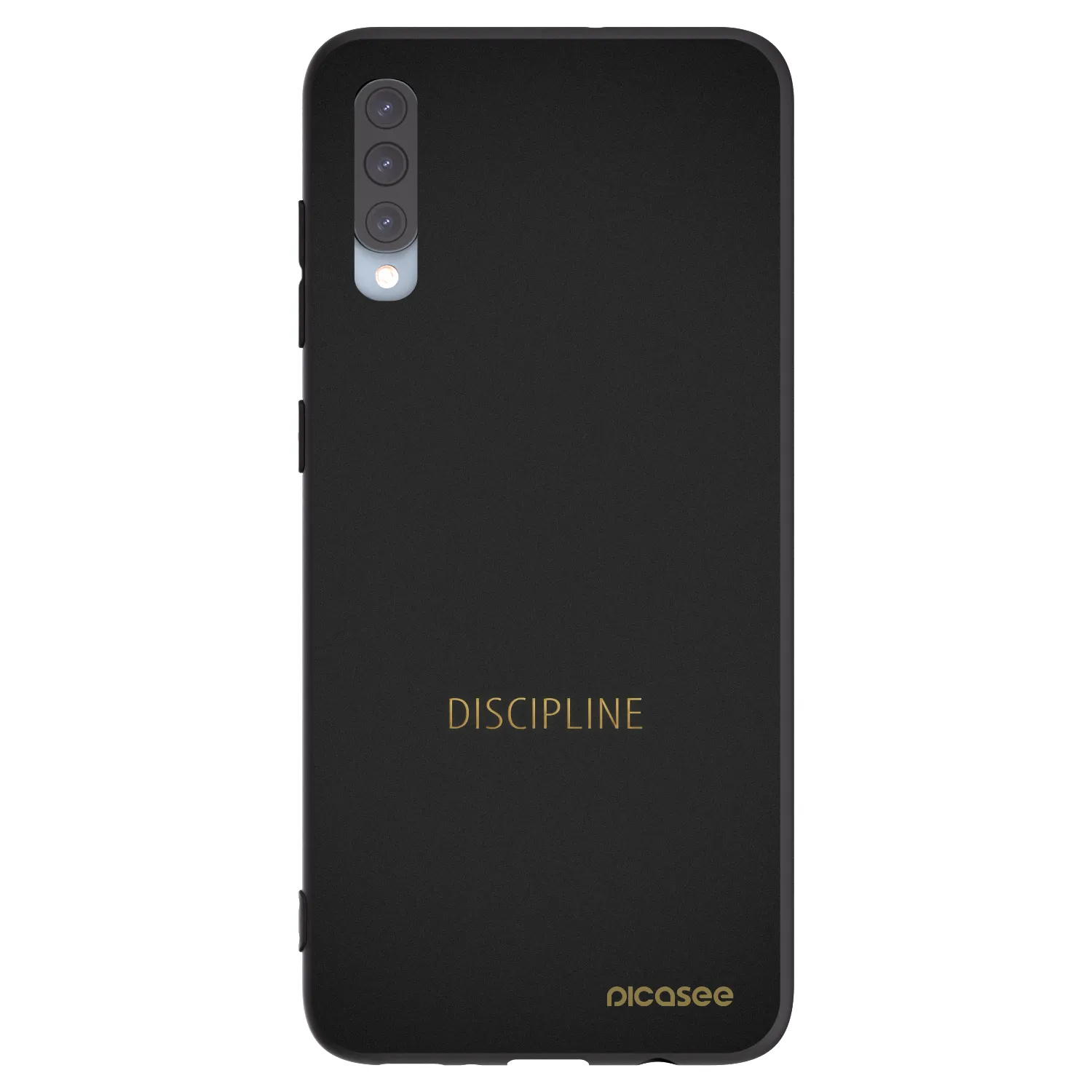 Picasee silikonový černý obal pro Samsung Galaxy A70 A705F - Discipline