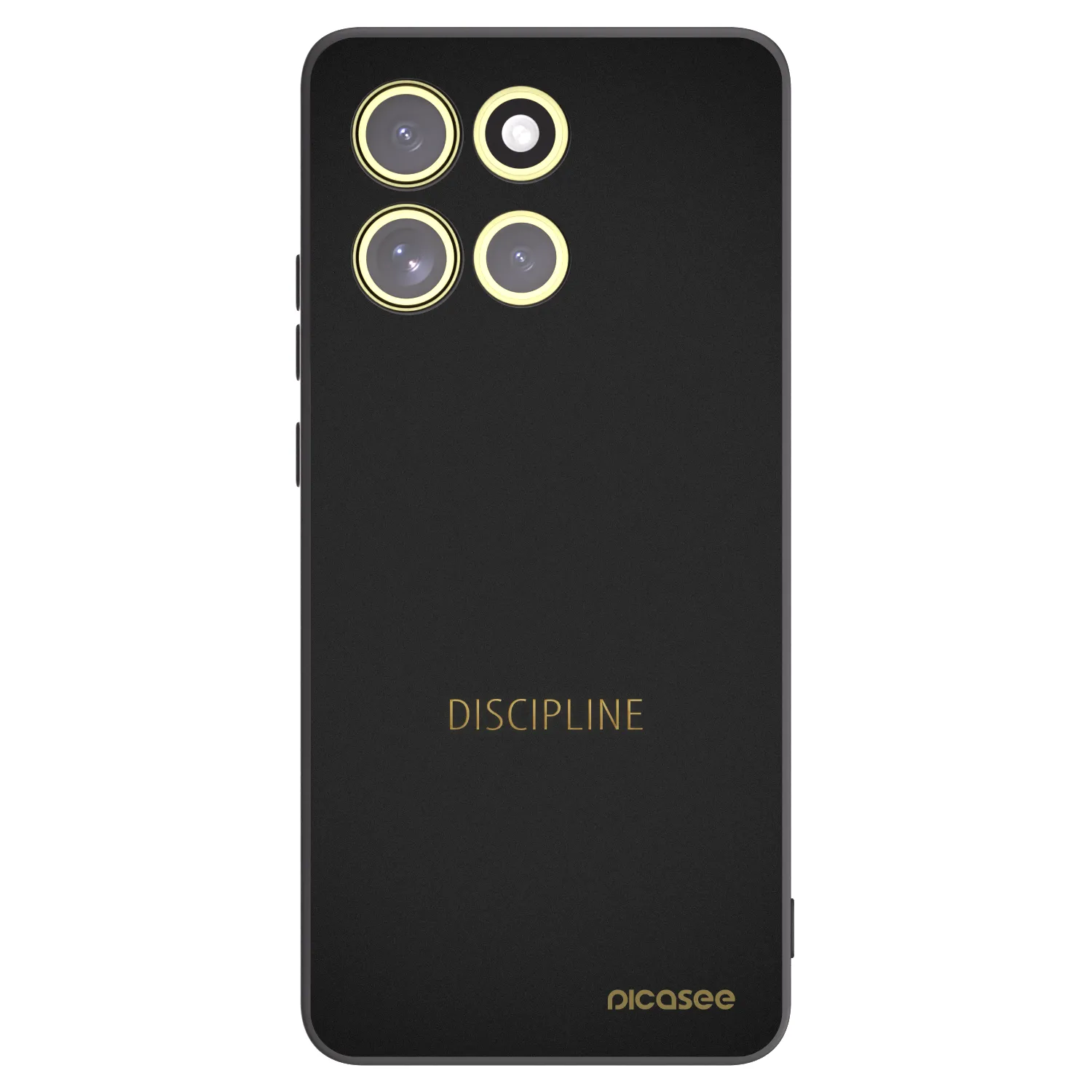 Picasee silikonový černý obal pro Motorola Moto G86 5G - Discipline