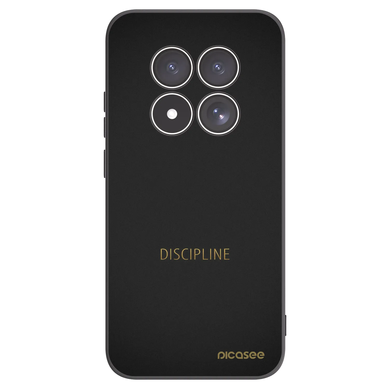 Picasee silikonový černý obal pro Xiaomi Redmi Note 15 Pro 4G - Discipline
