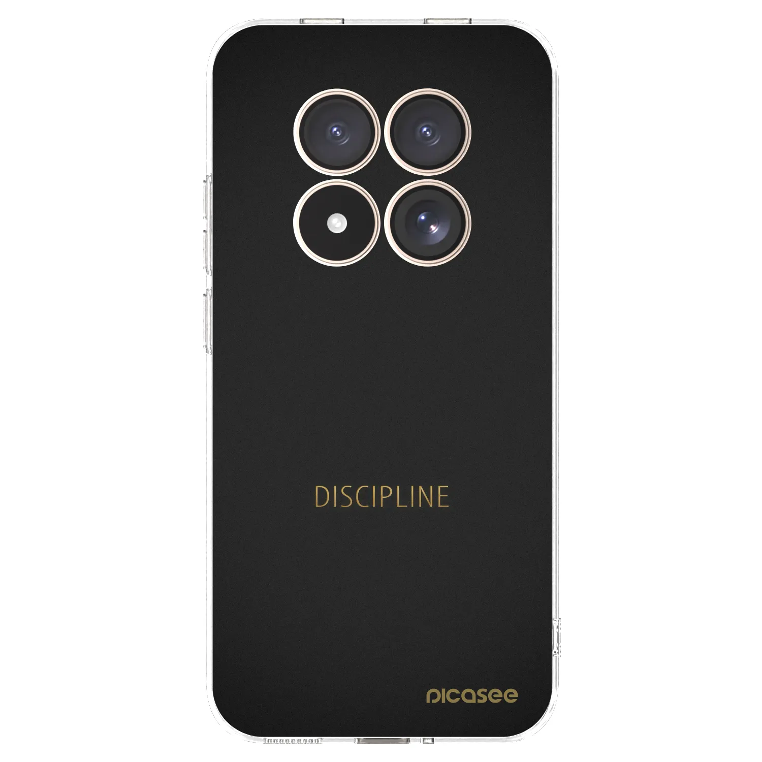 Picasee silikonový průhledný obal pro Xiaomi Redmi Note 15 Pro 4G - Discipline