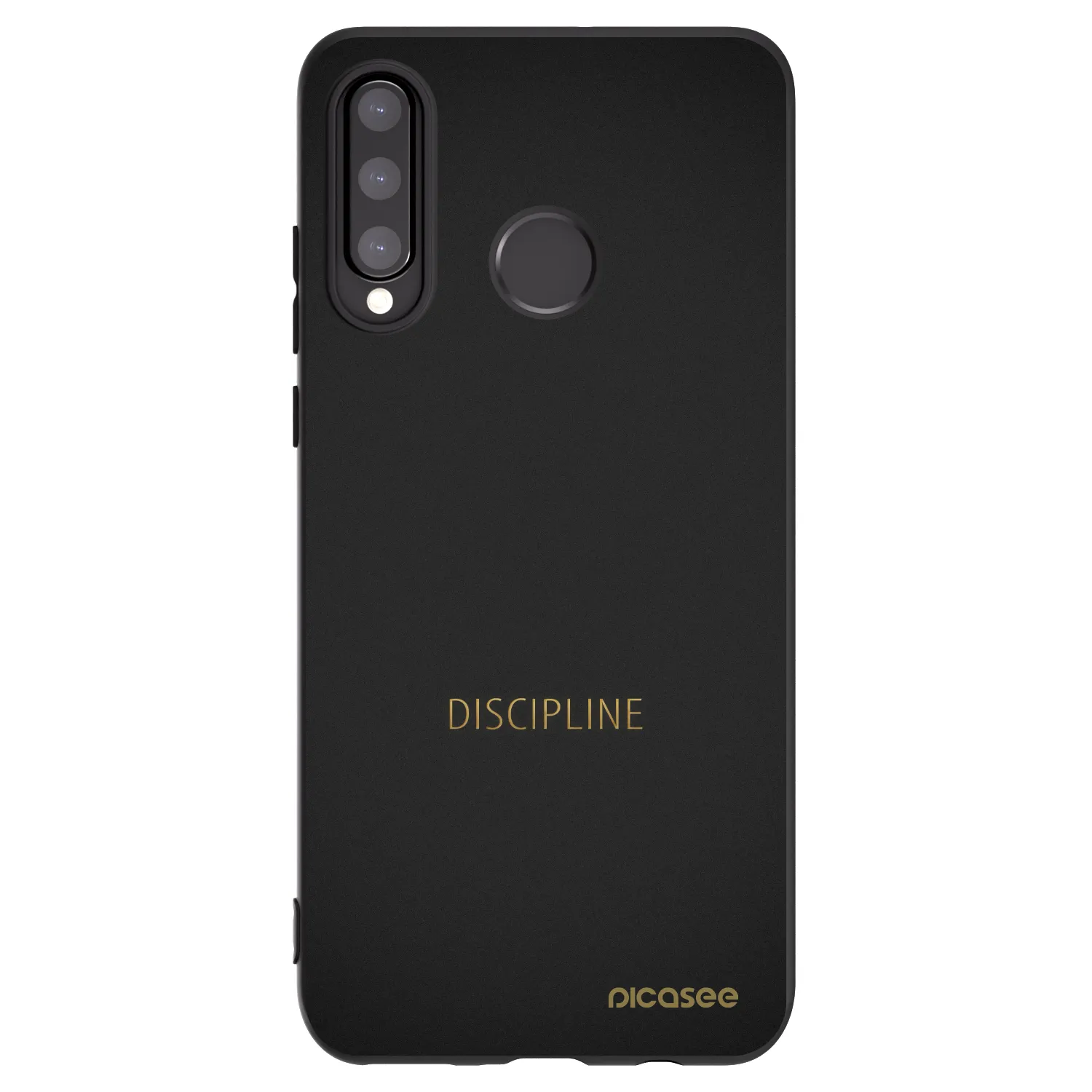 Picasee silikonový černý obal pro Huawei P30 Lite - Discipline