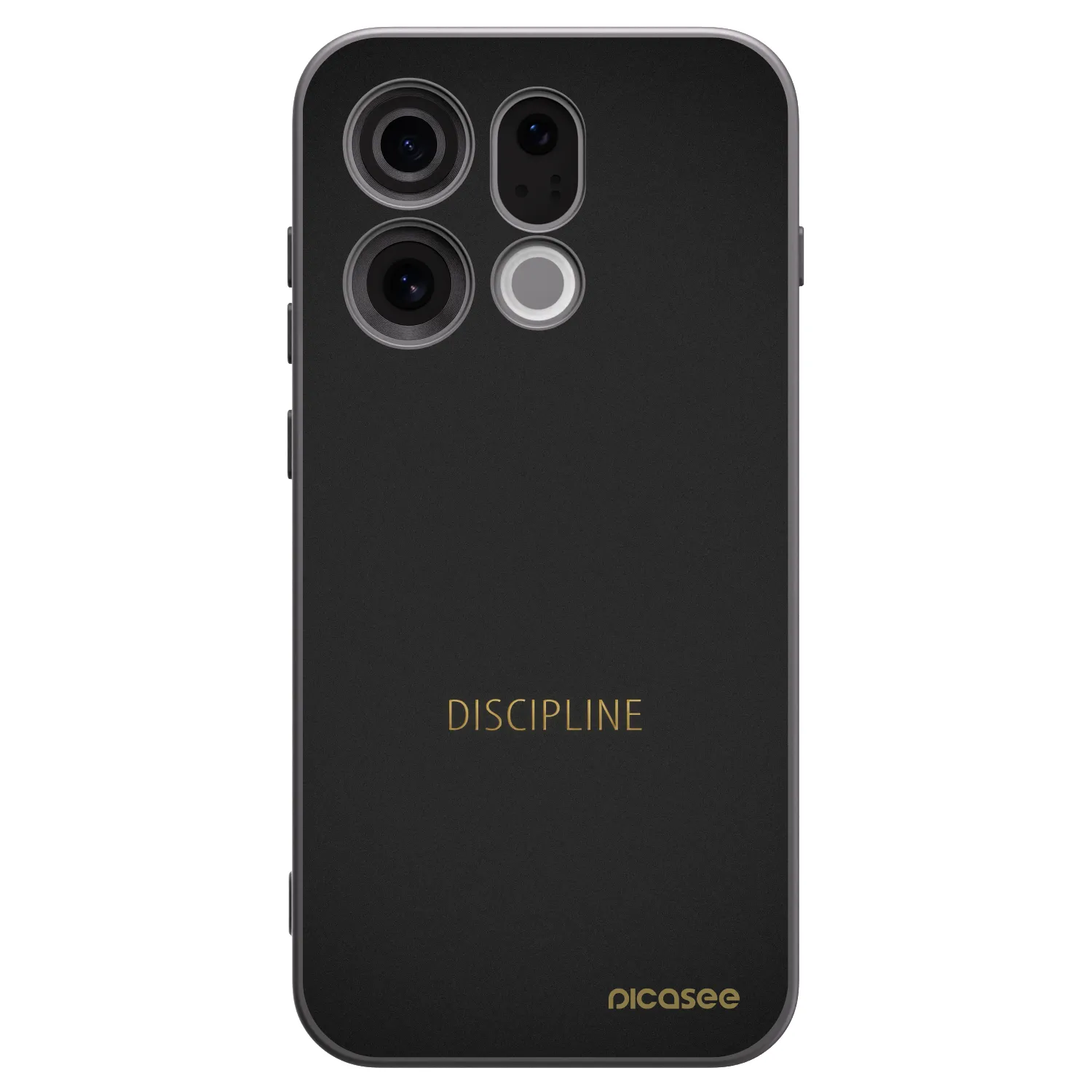 Picasee silikonový černý obal pro OPPO Find X9 - Discipline